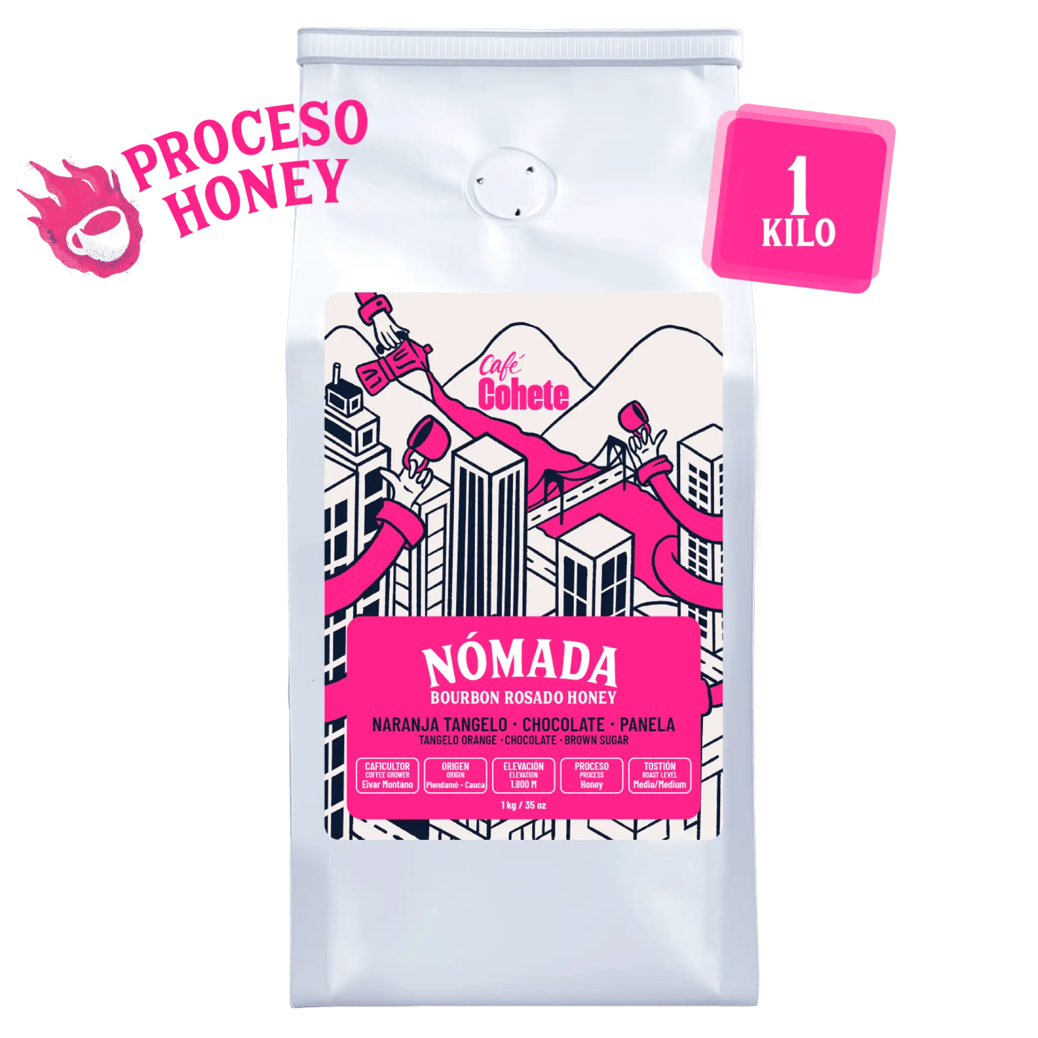 Café Especial Bourbon Rosado Honey 1 Kg