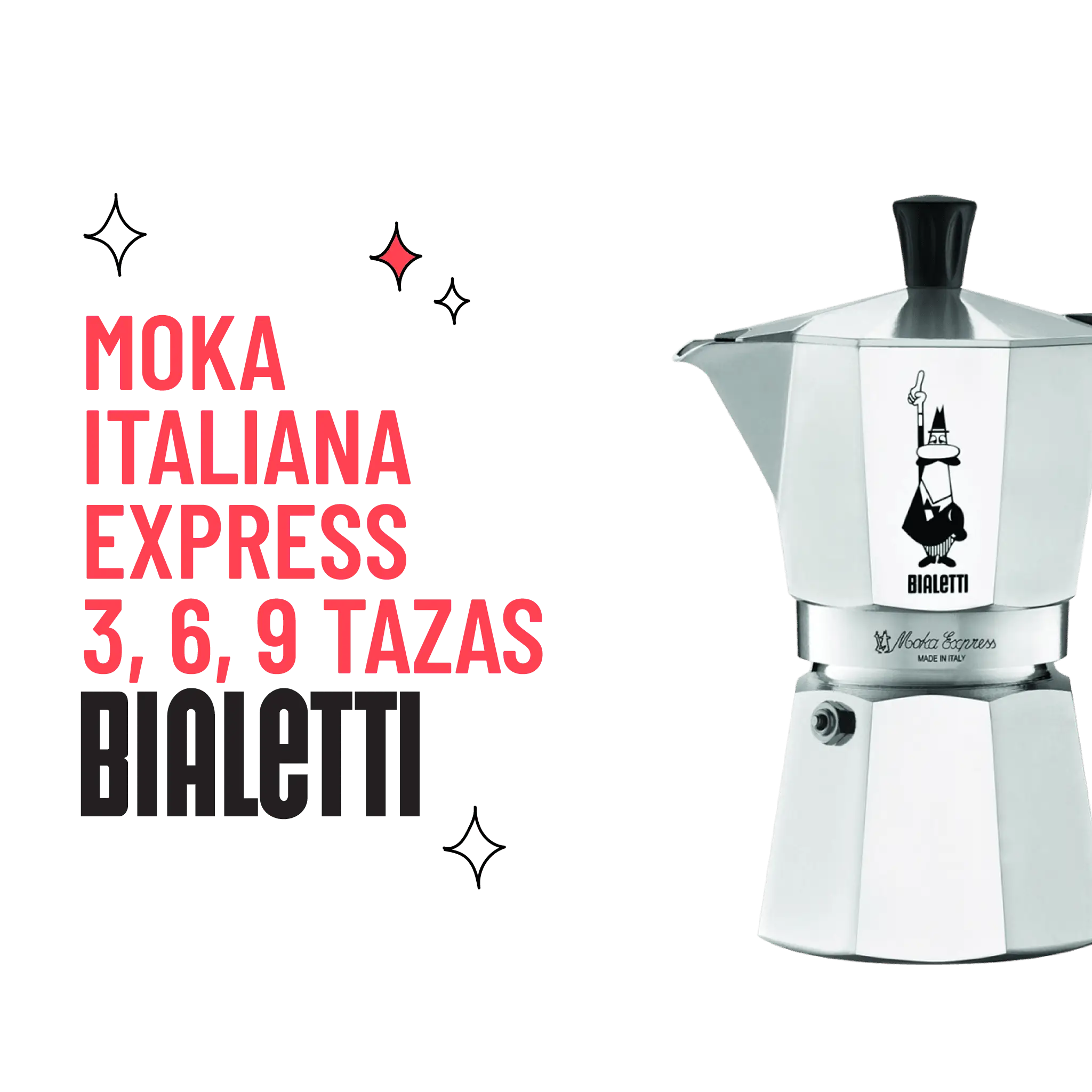 Bialetti Express Italian Moka Coffee Maker