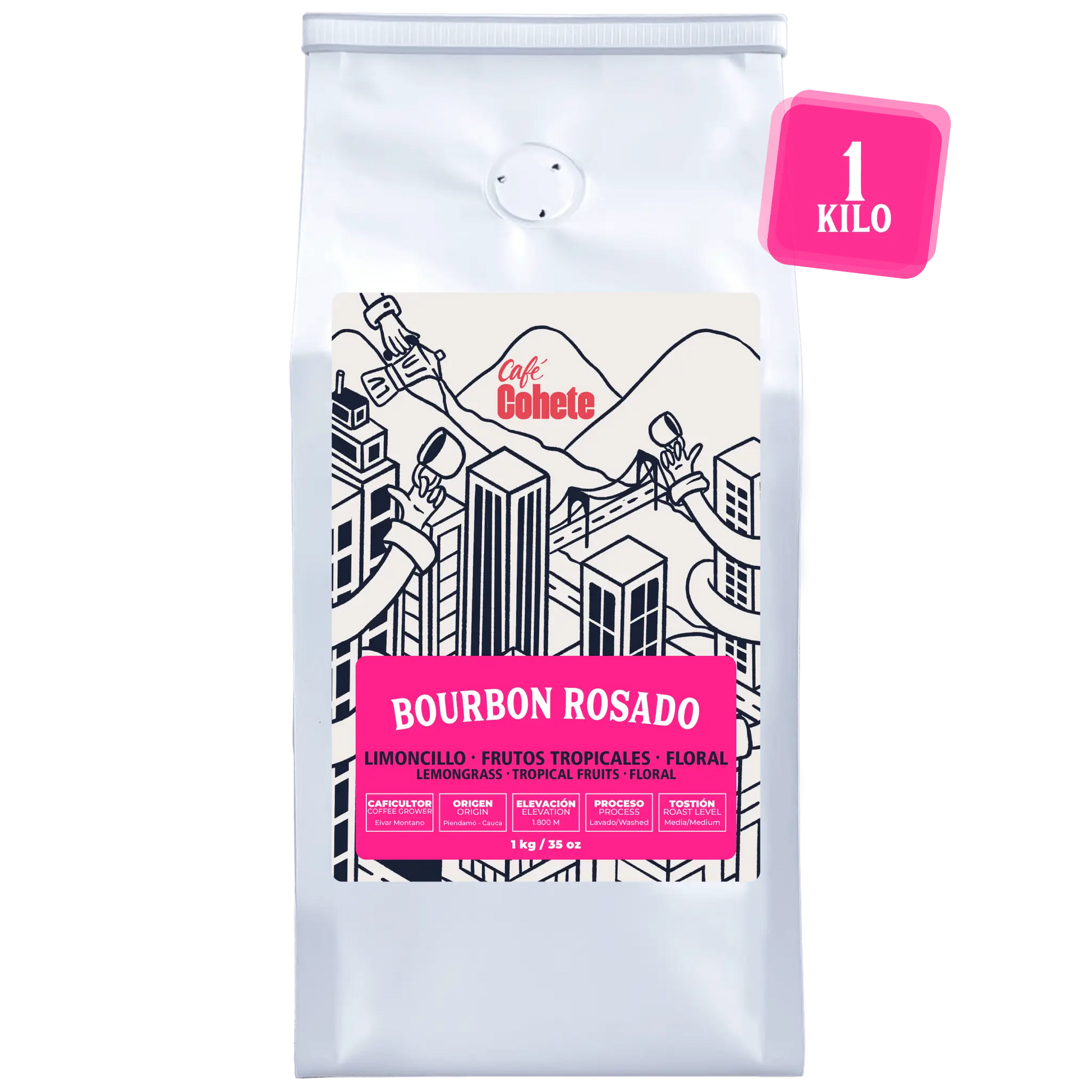 Café Especial Bourbon Rosado 1 Kg