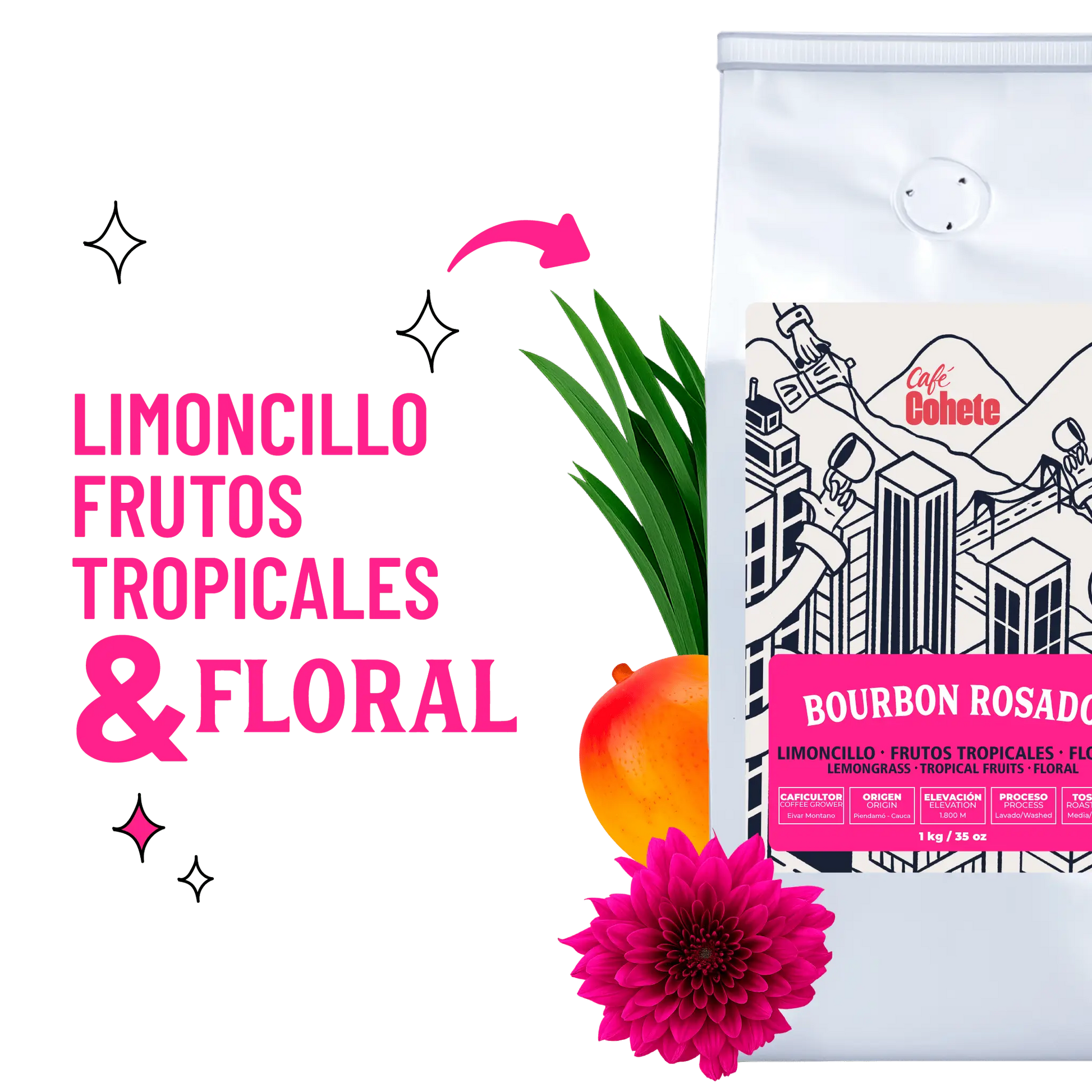 Café Especial Bourbon Rosado 1 Kg