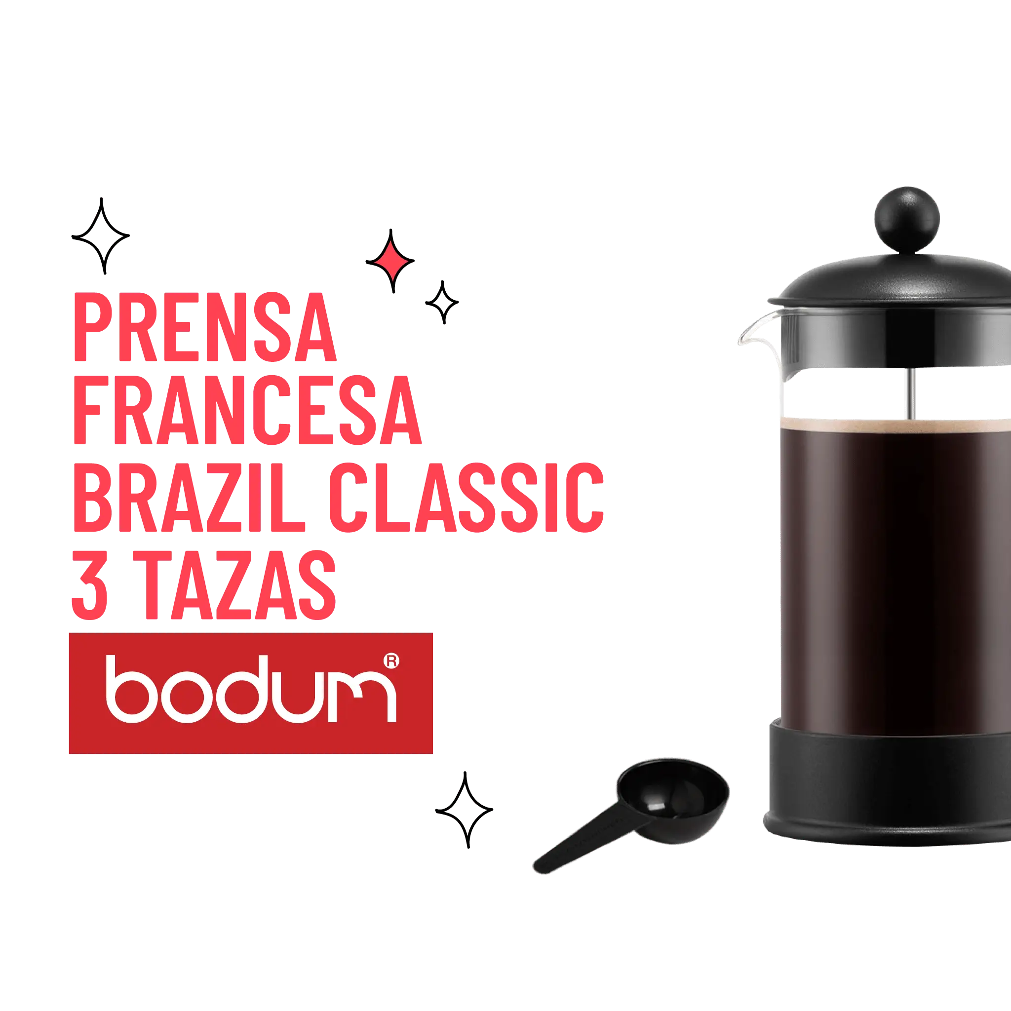 Prensa Francesa Bodum Brazil Classic