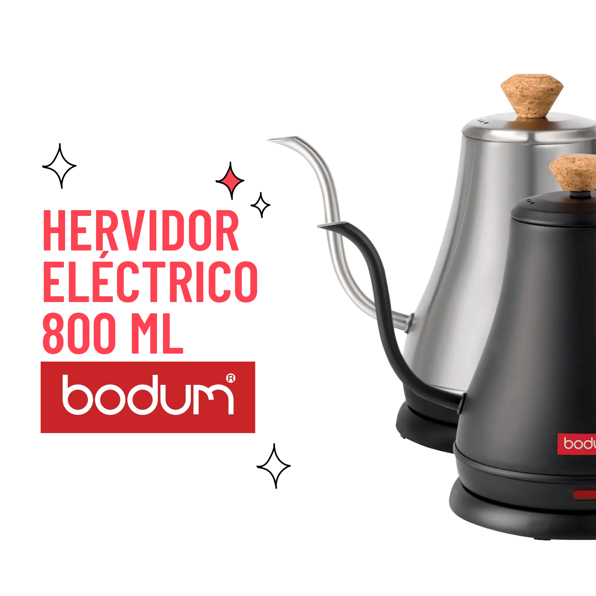 Hervidor Eléctrico Cuello De Ganso Bodum Melior