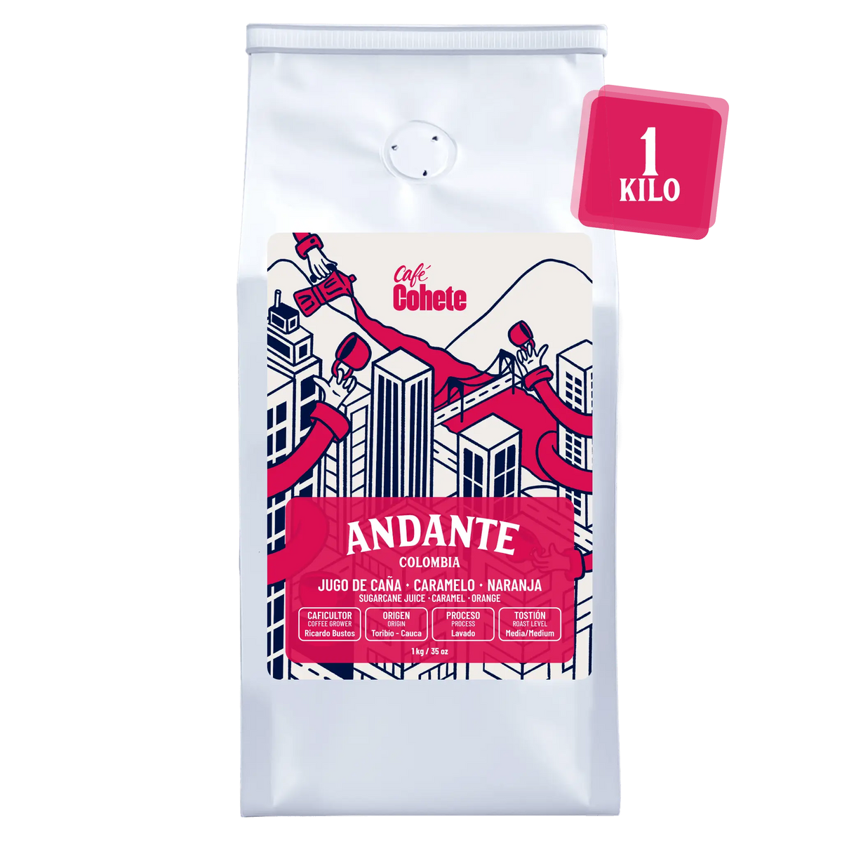 Café De Especialidad Andante (Colombia) - 1 Kg