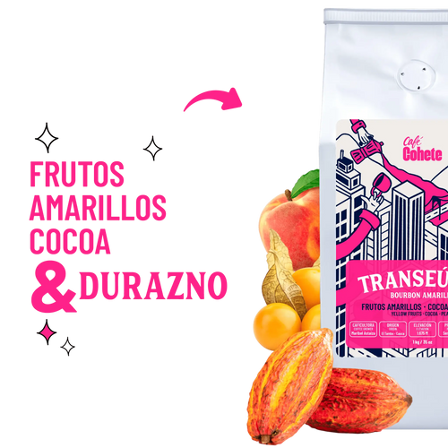 Café De Especialidad Transeúnte (Bourbon Amarillo) - 1 Kg - ENTREGA A PARTIR DE 22 DE JUNIO