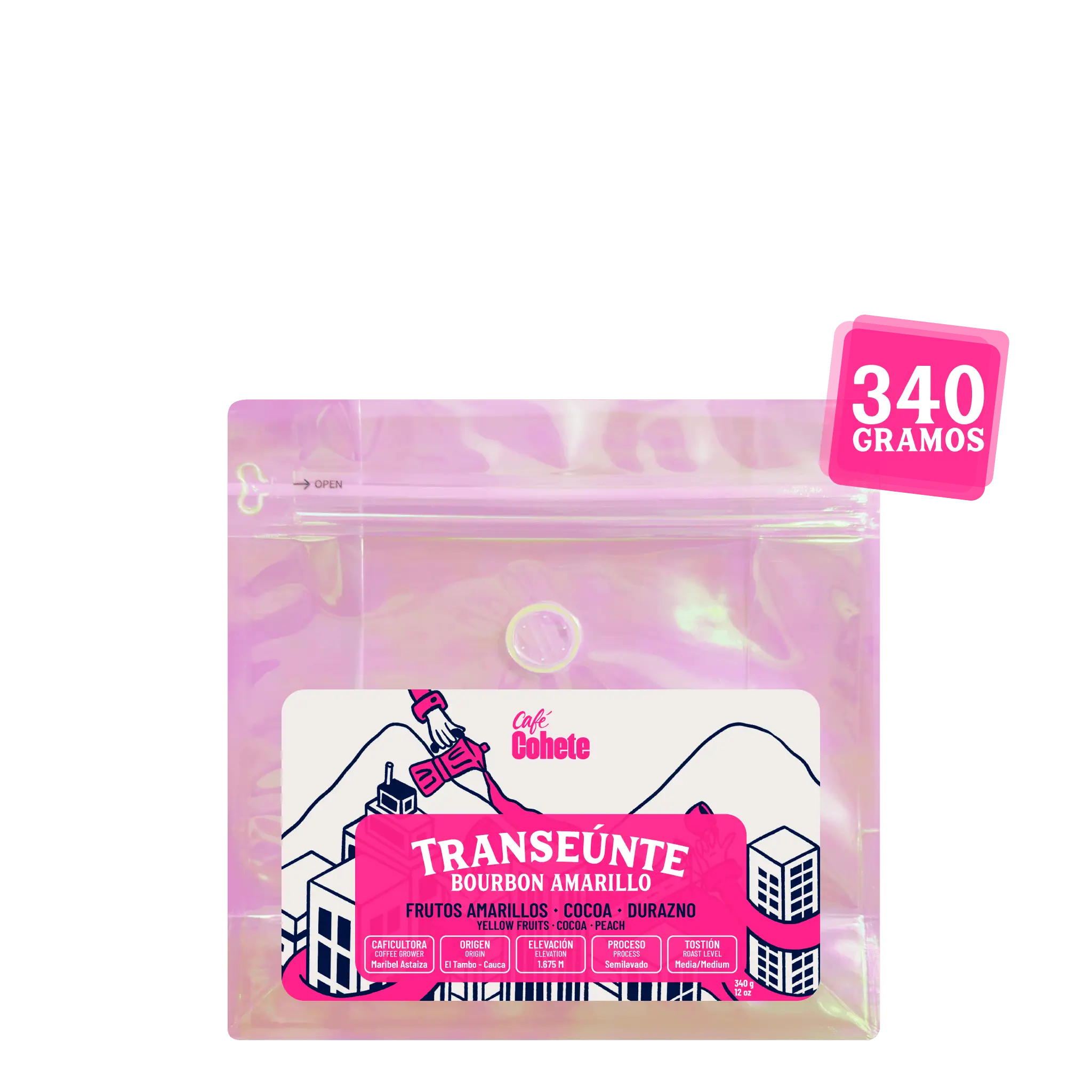 Café De Especialidad Transeúnte (Bourbon Amarillo) - 340 g