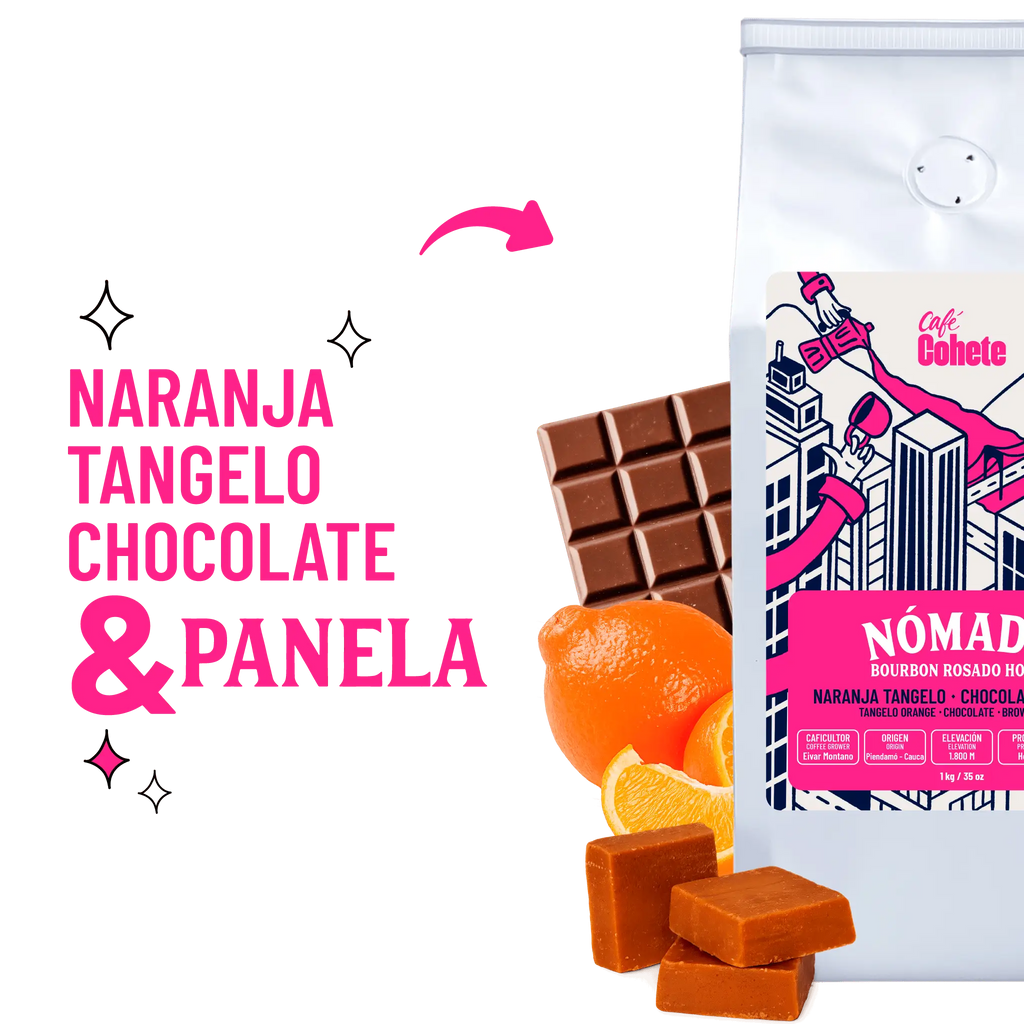 Café De Especialidad Nómada (Bourbon Rosado Honey) - 1 Kg