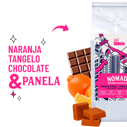 Café De Especialidad Nómada (Bourbon Rosado Honey) - 1 Kg