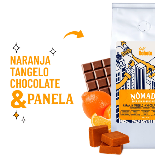 Café De Especialidad Nómada (Bourbon Rosado Honey) - 1 Kg - DISPONIBLE PARA ENVÍO EL 26 DE MARZO