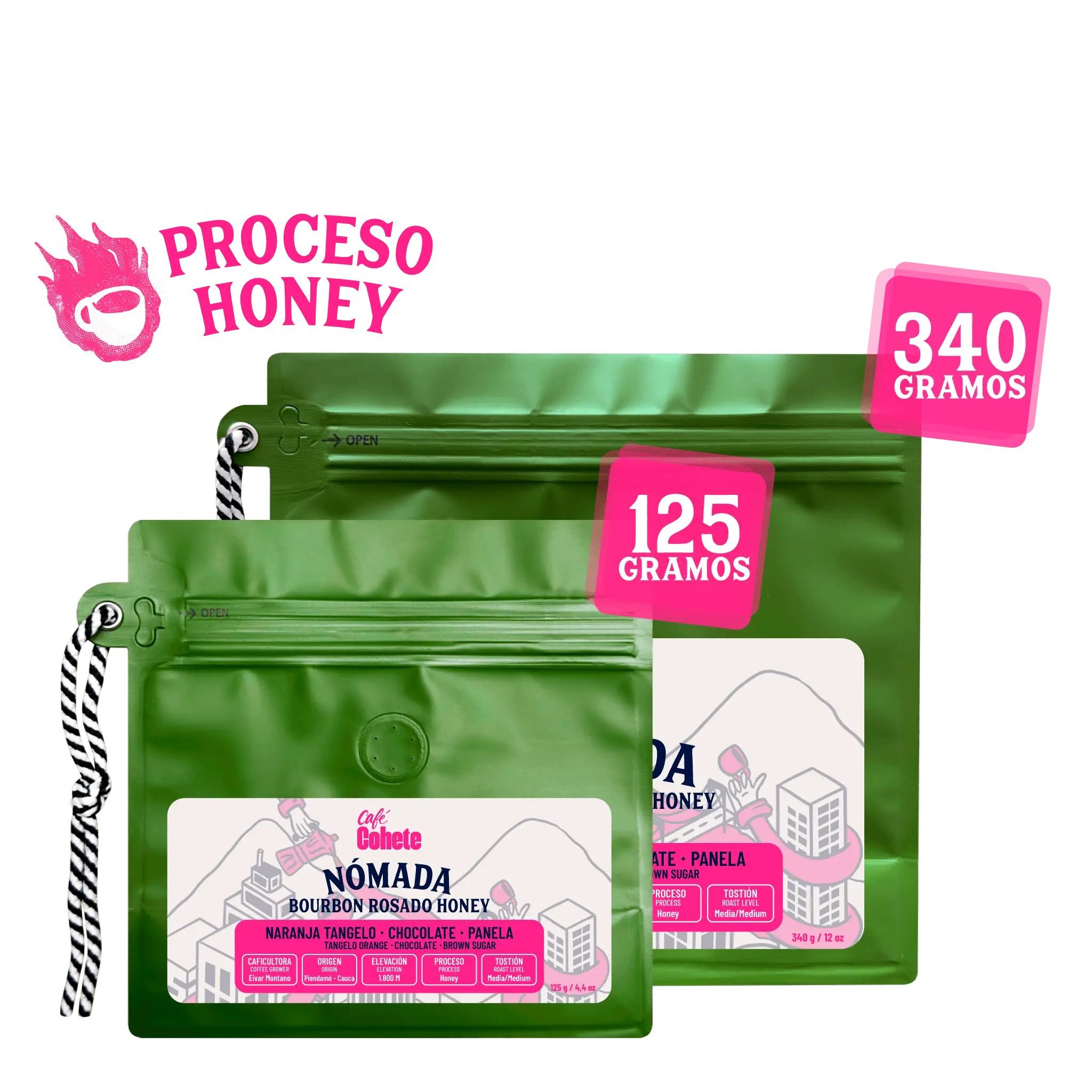 Café De Especialidad (Bourbon Rosado Honey) - 340 g