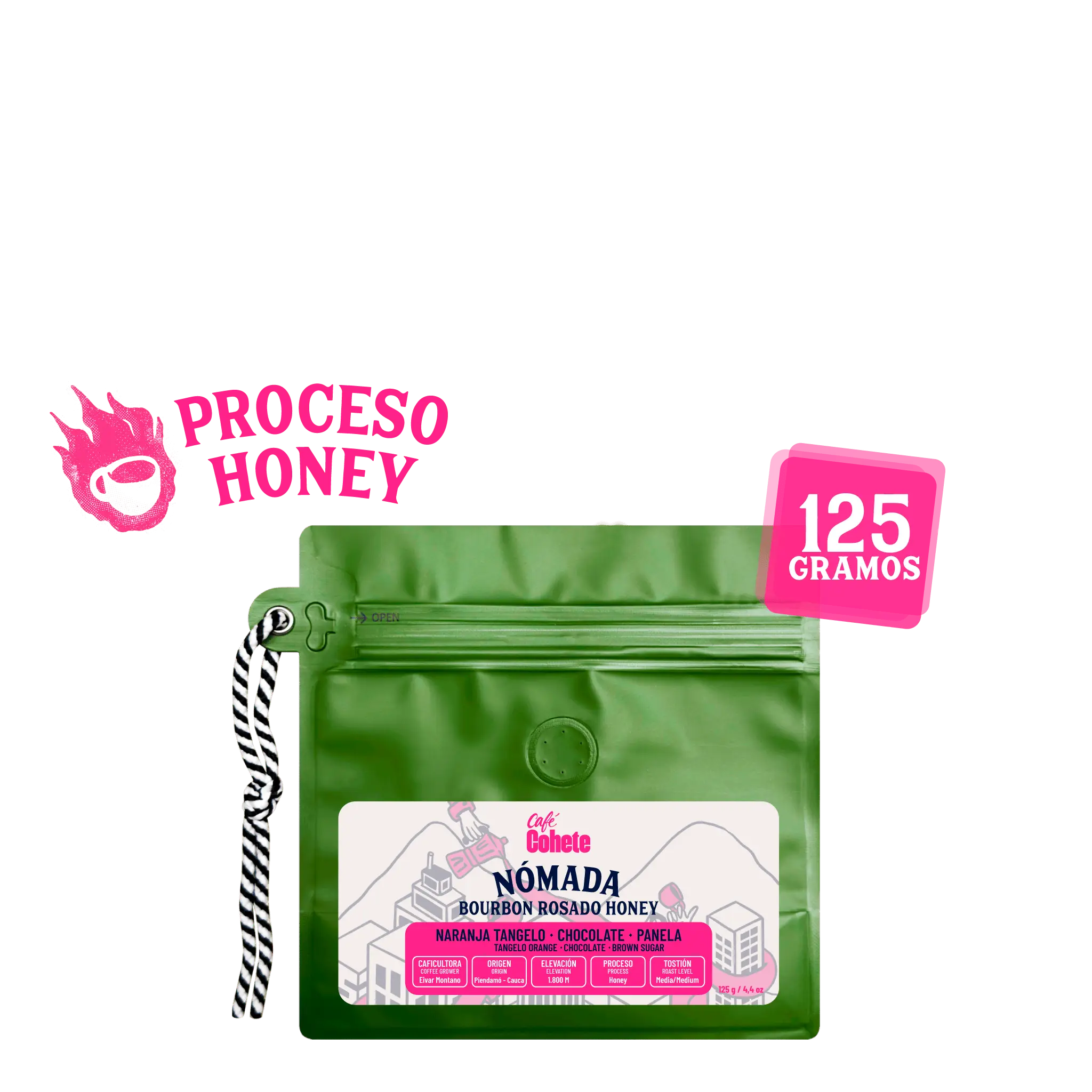 Café De Especialidad (Bourbon Rosado Honey) - 340 g