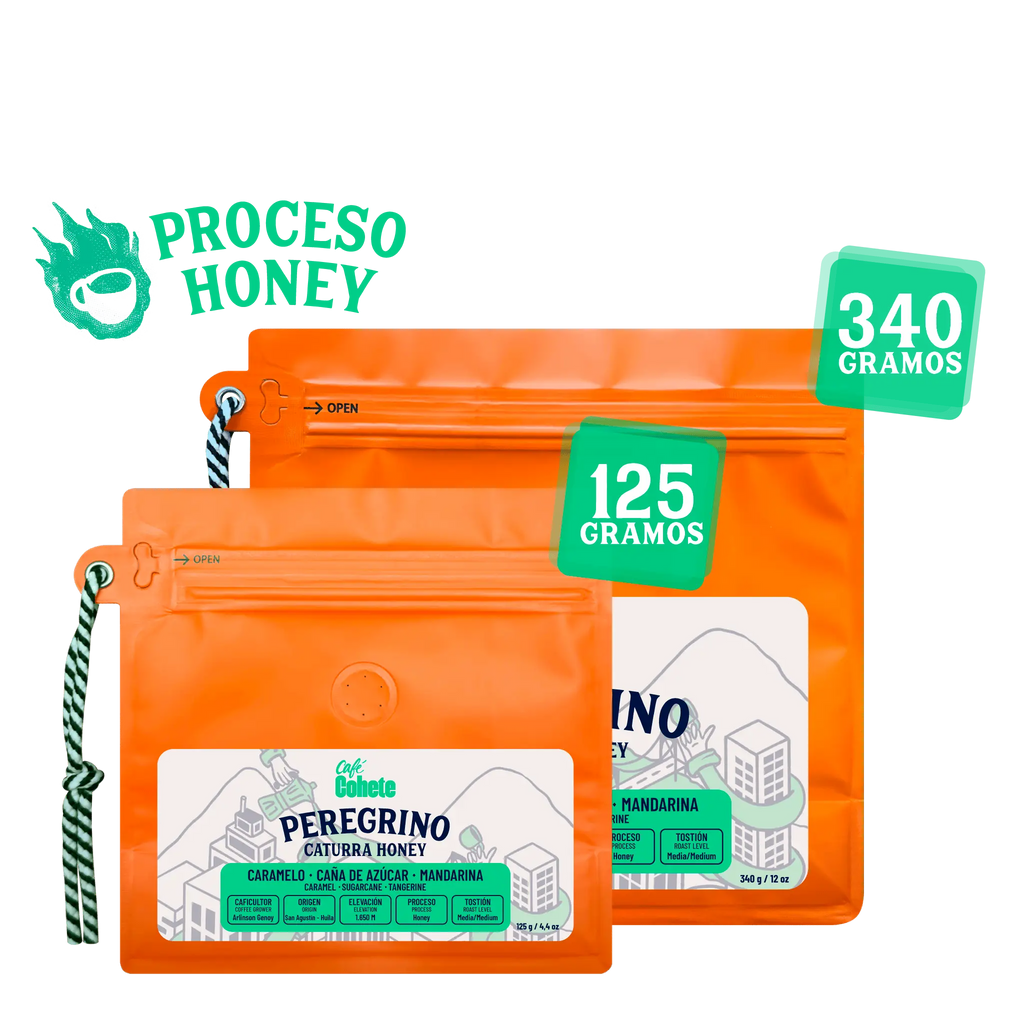 Café De Especialidad Peregrino (Caturra Honey) - 125 g y 340 g
