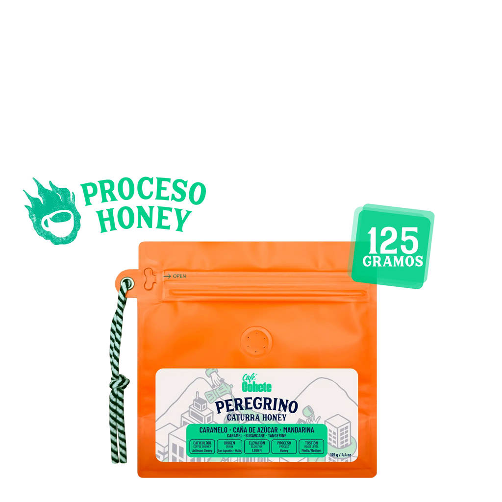Café De Especialidad Peregrino (Caturra Honey) - 125 g y 340 g