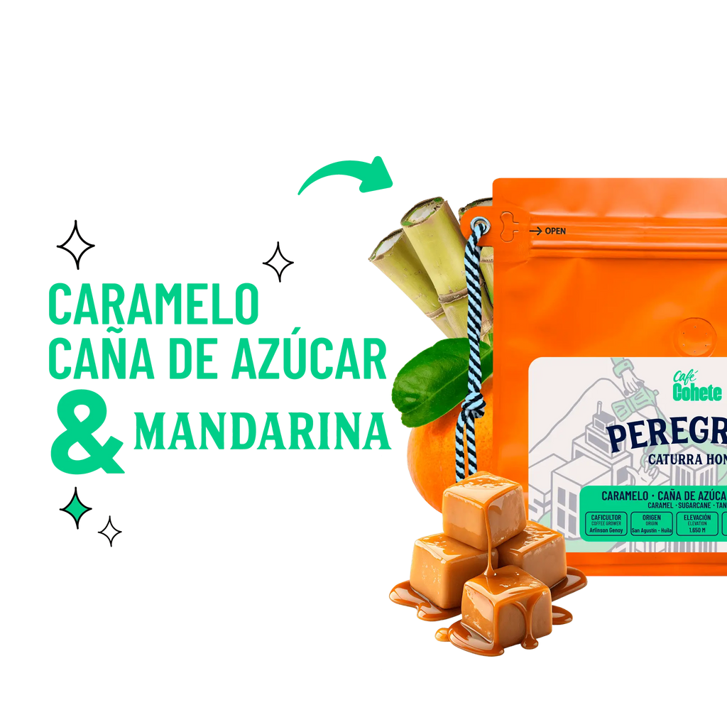 Café De Especialidad Peregrino (Caturra Honey) - 125 g y 340 g