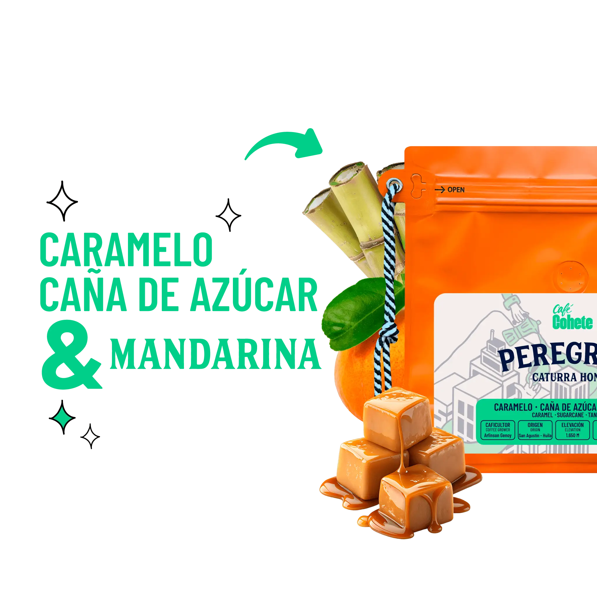 Café De Especialidad Peregrino (Caturra Honey) - 125 g y 340 g