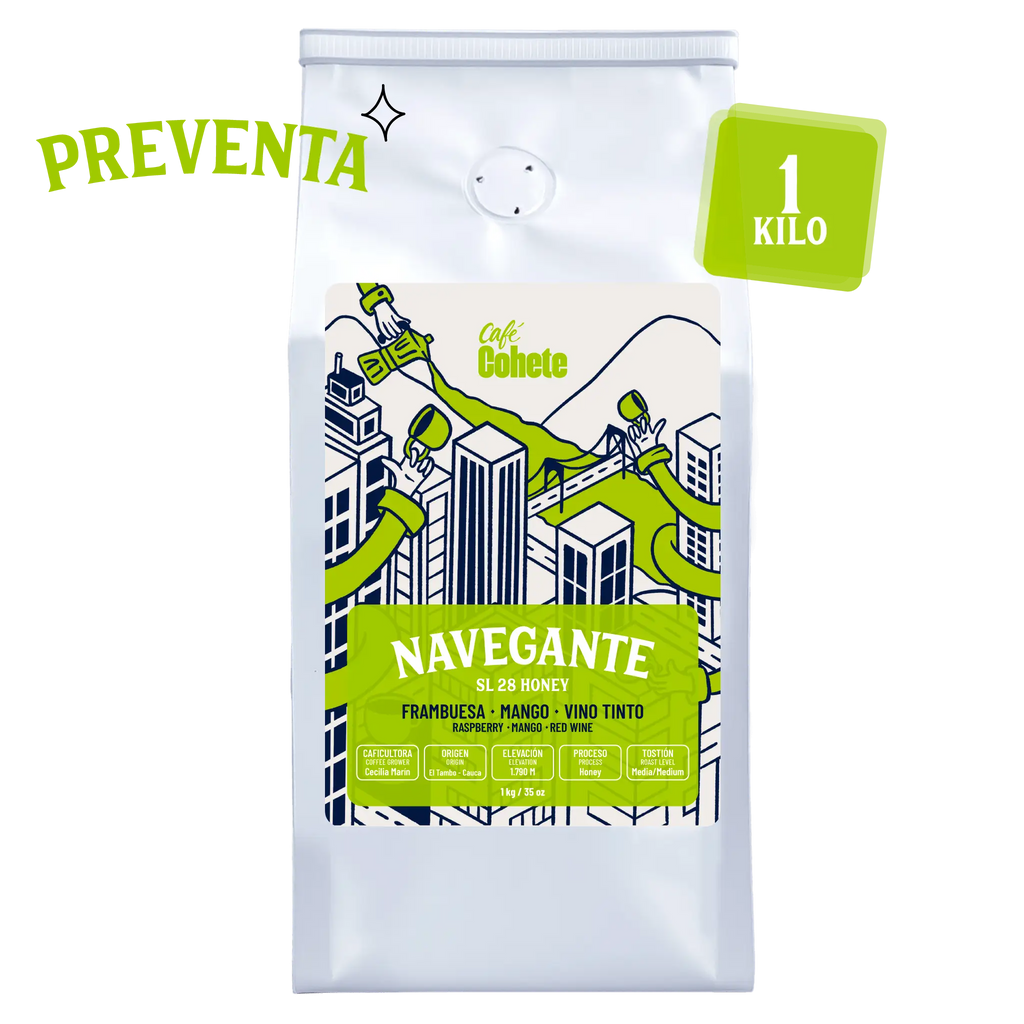 Café De Especialidad Navegante (SL 28) - 1 Kg - ENTREGA A PARTIR DE 22 DE JUNIO