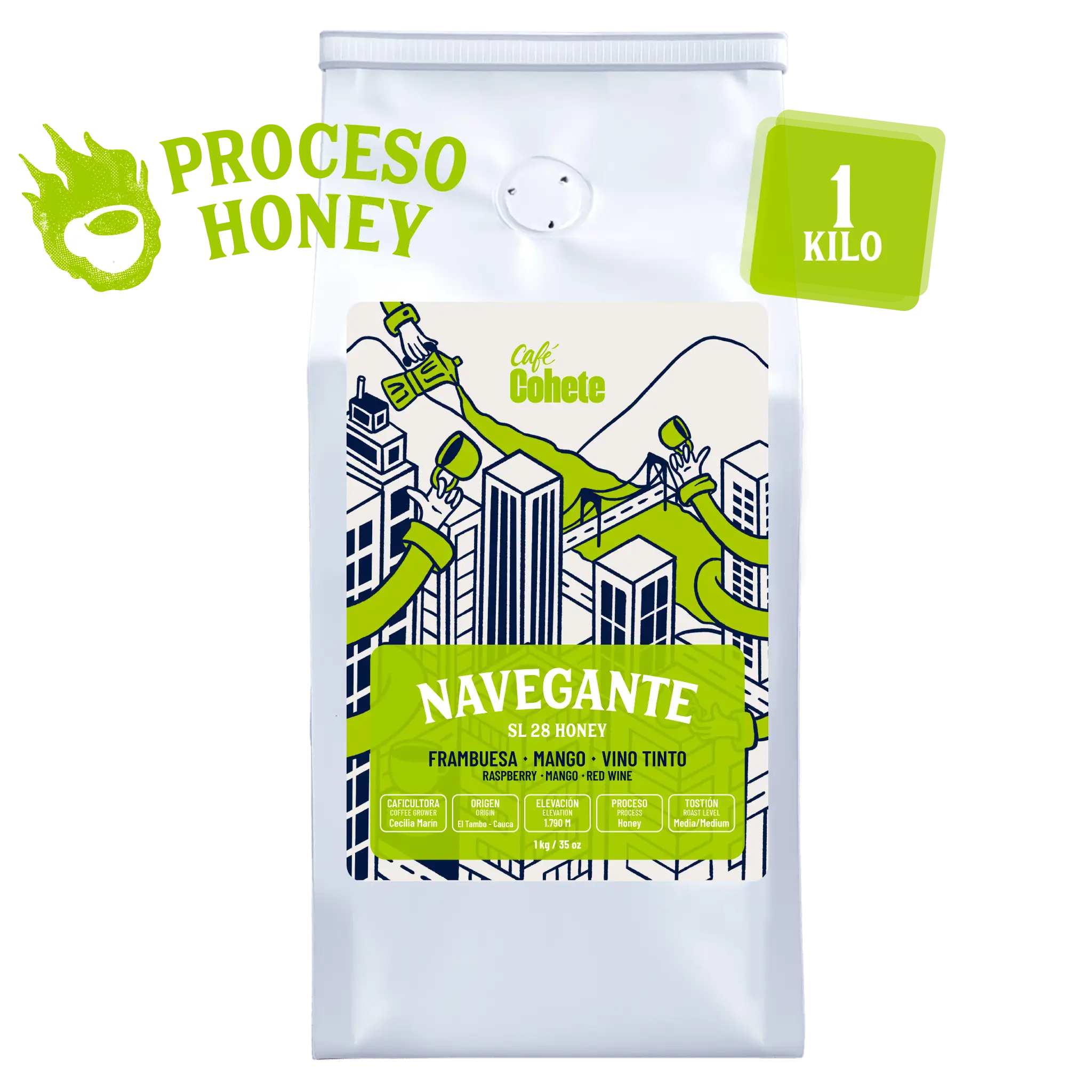Café De Especialidad Navegante (SL 28) - 1 Kg