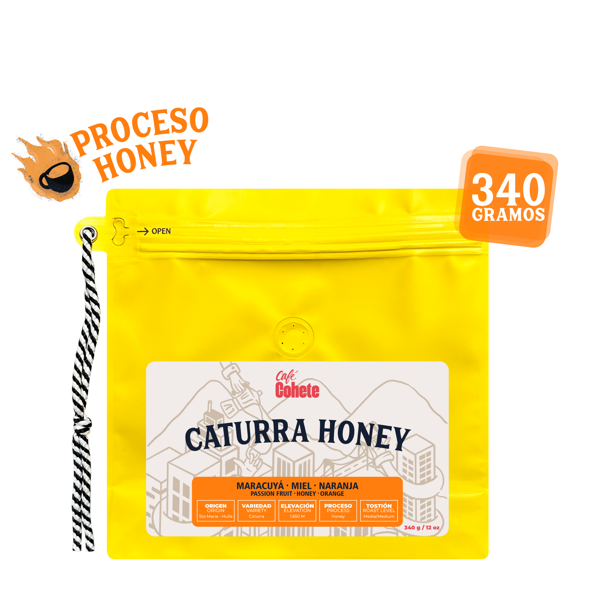 Café Especial Caturra Honey 340 g