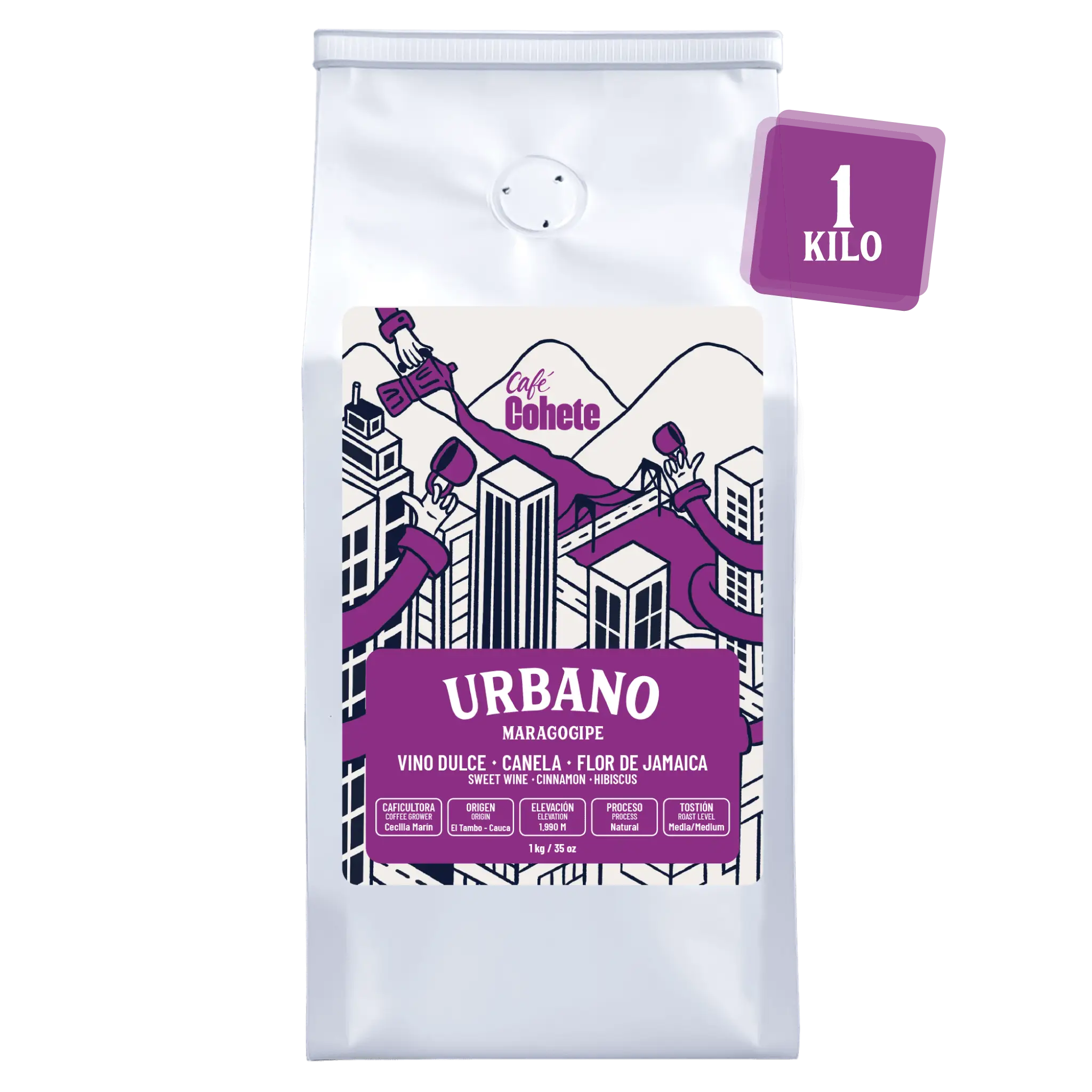 Café Especial Urbano (Maragogipe) - 1 Kg