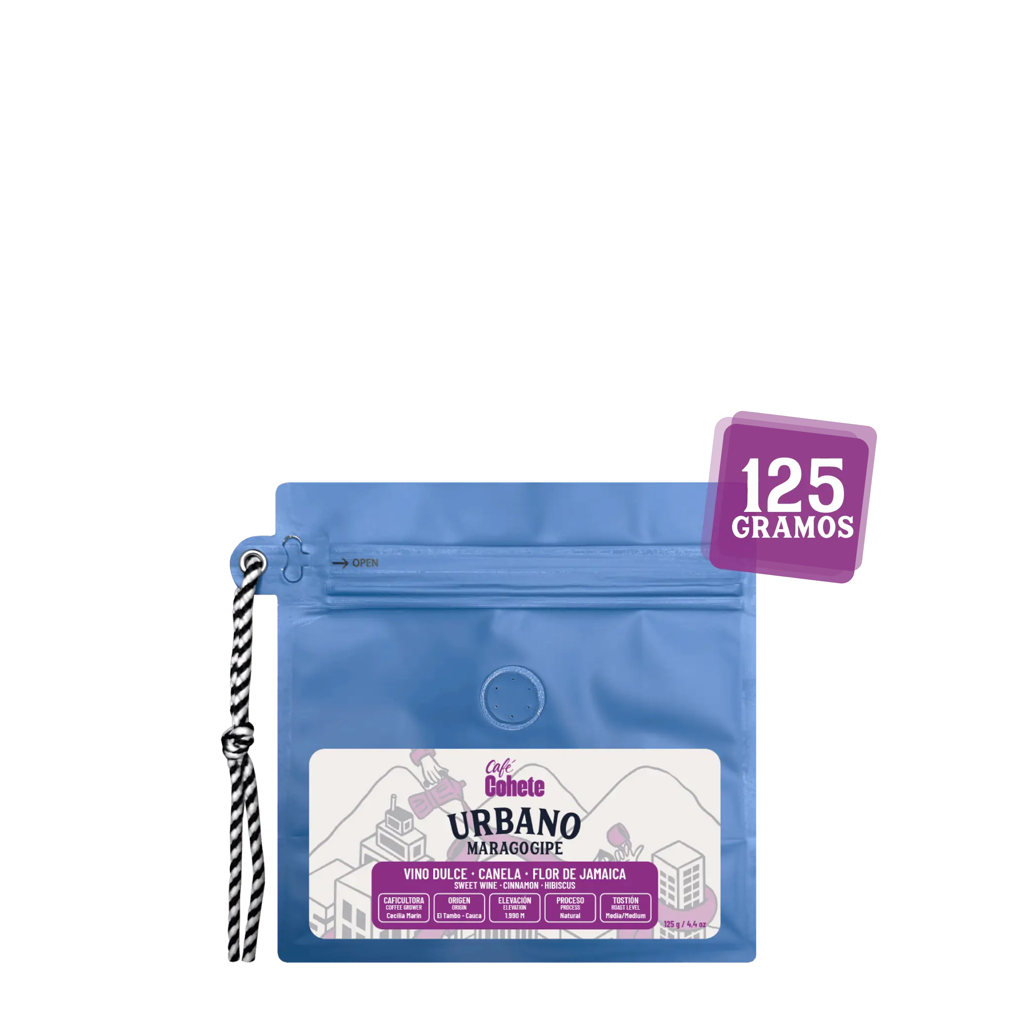 Café Especial Urbano (Maragogipe) - 125 g y 250 g