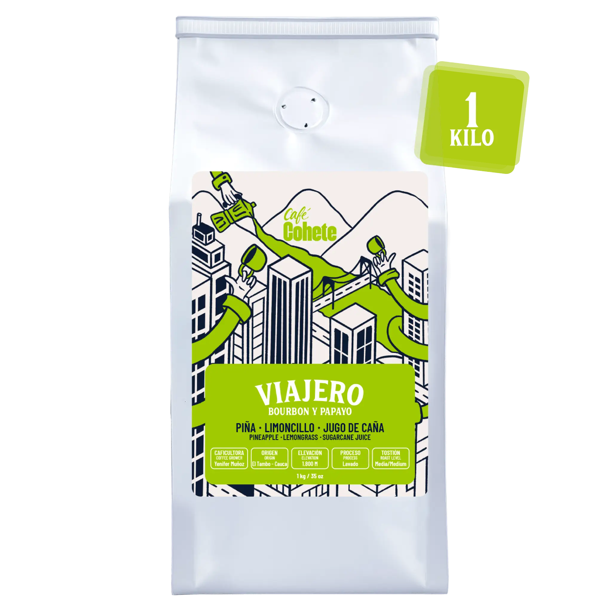 Café Especial Bourbon y Papayo 1 Kg (PREVENTA)