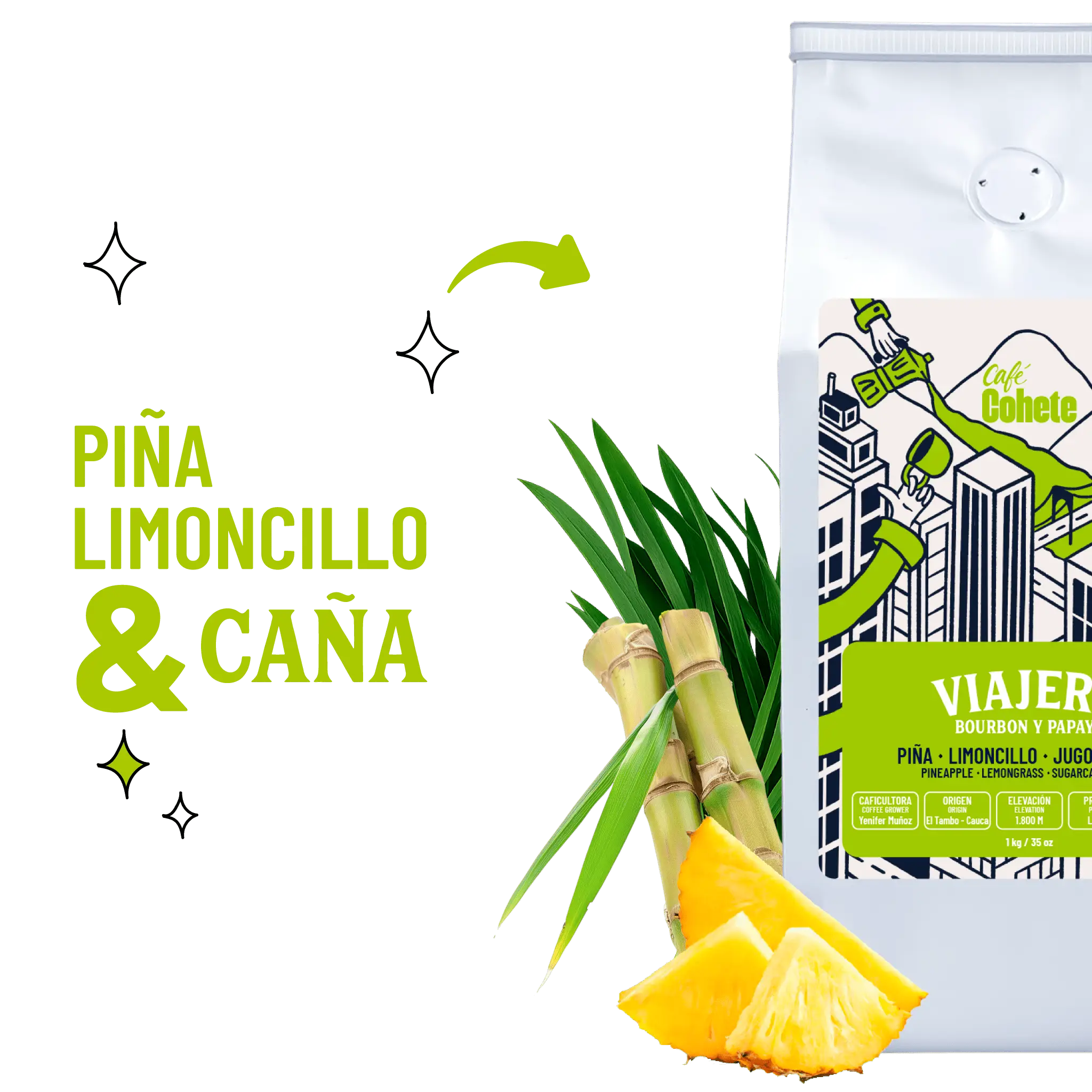 Café Especial Bourbon y Papayo 1 Kg (PREVENTA)