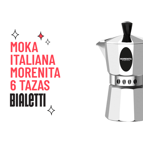 Cafetera Moka Italiana Morenita Express by Bialetti