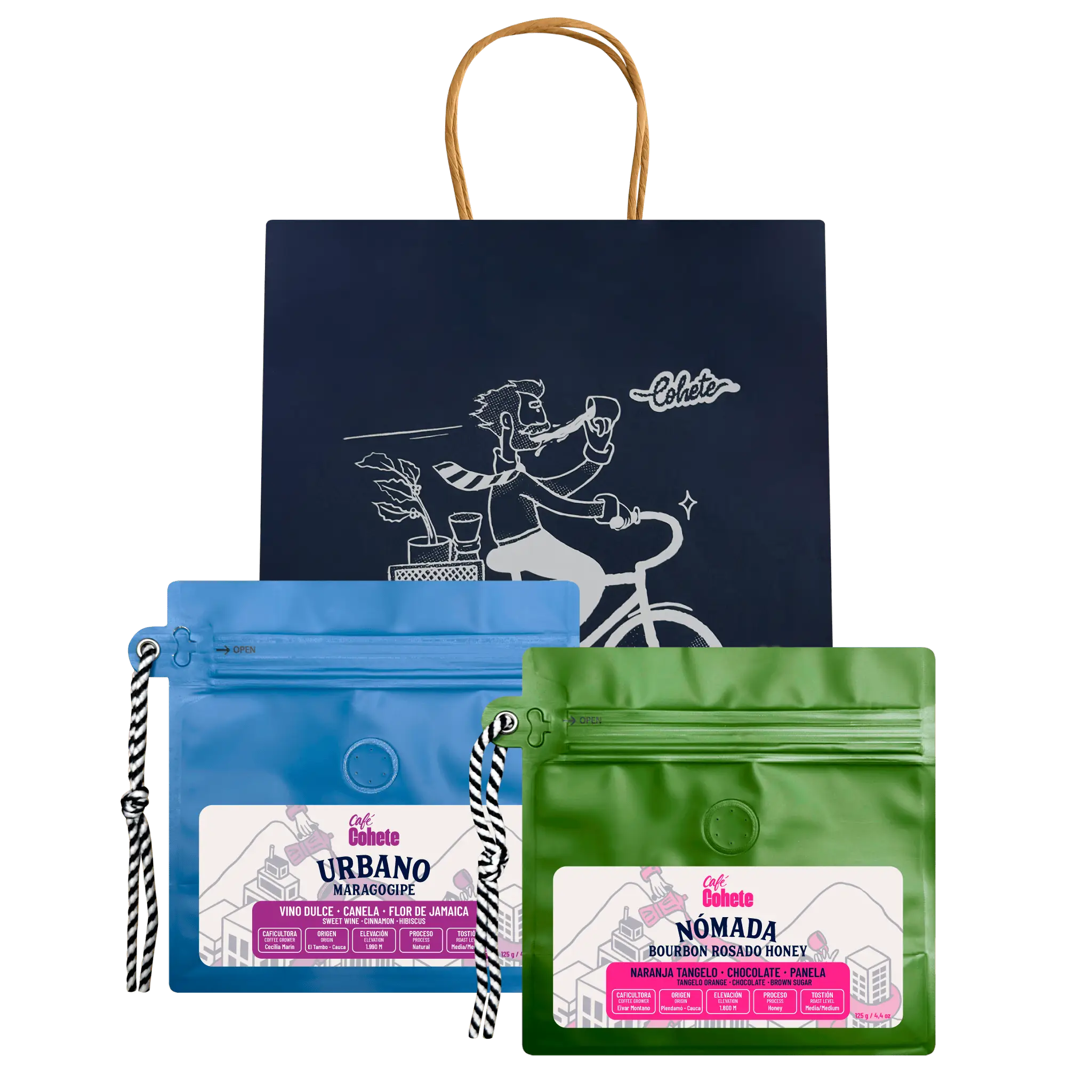 Coffee Kit With Two Coffees