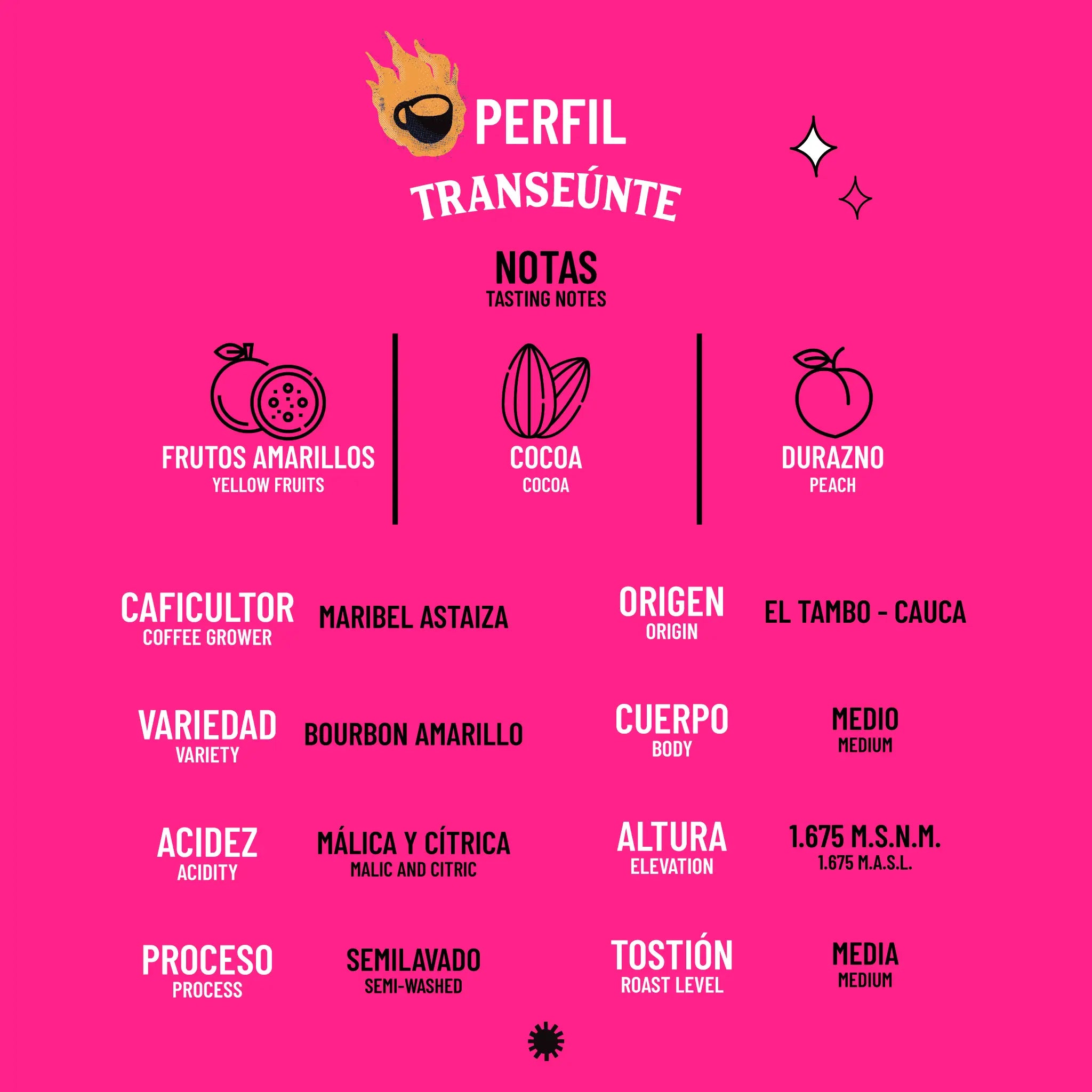 Café De Especialidad Transeúnte (Bourbon Amarillo) - 340 g