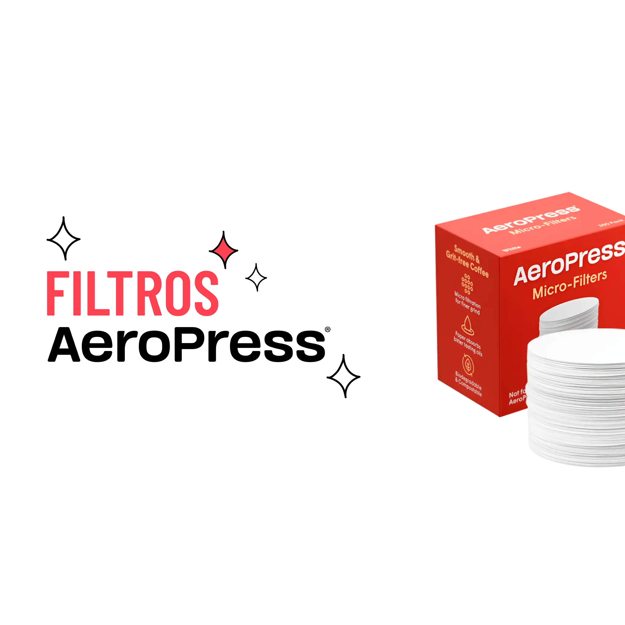 Filtros AeroPress (350 unidades)