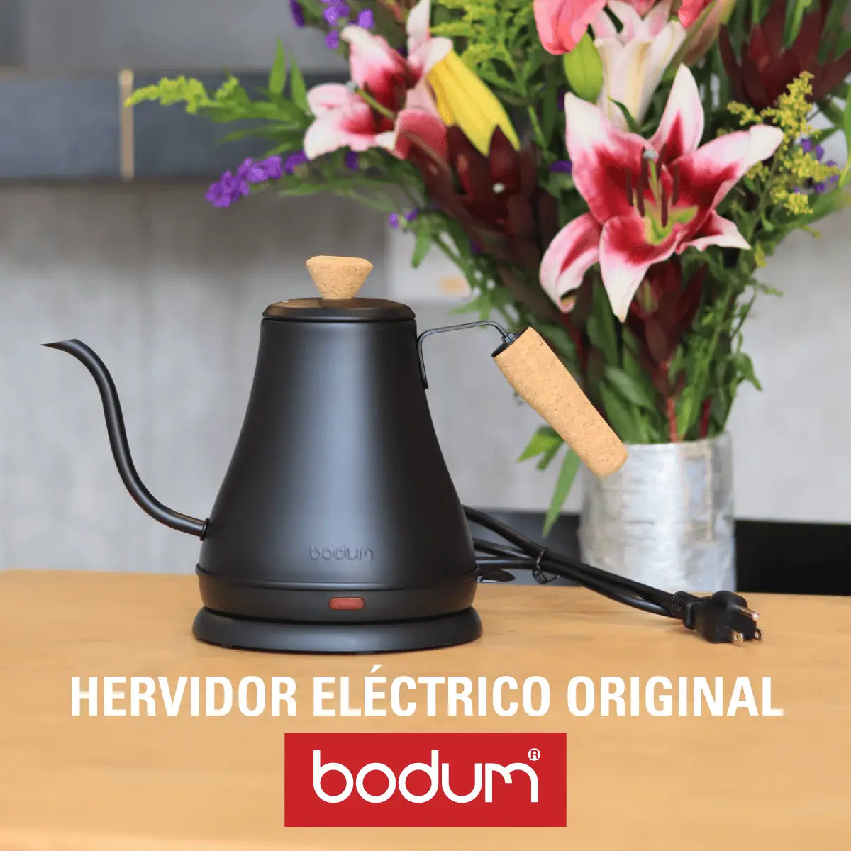 Hervidor Eléctrico Cuello De Ganso Bodum Melior