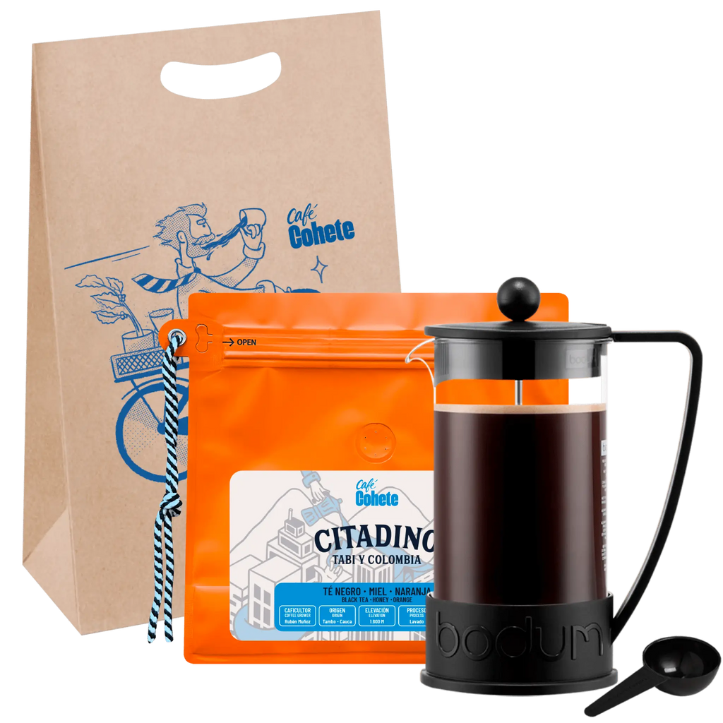 Kit Cafetero Prensa Bodum Brazil