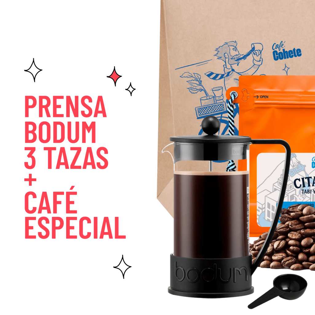 Kit Cafetero Prensa Bodum Brazil