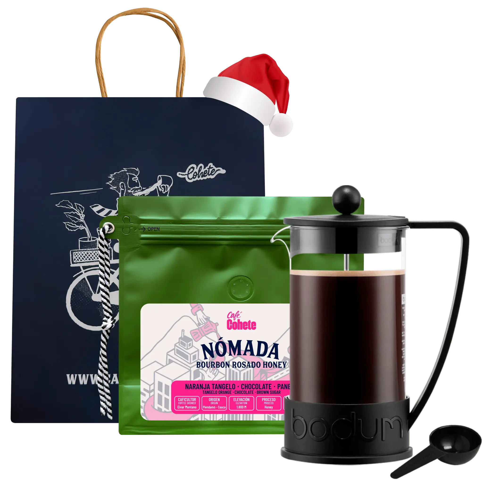 Kit Cafetero Prensa Bodum Brazil