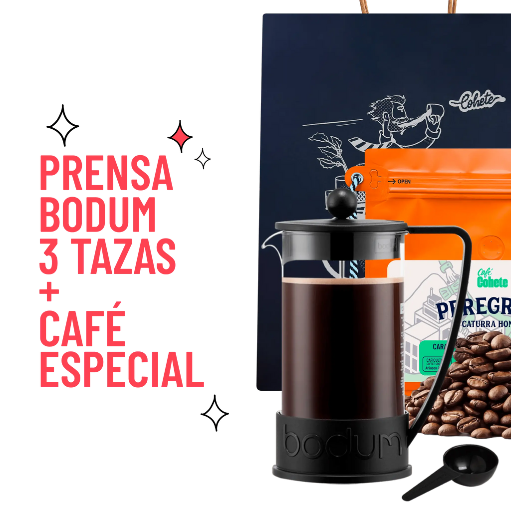 Kit Cafetero Prensa Bodum Brazil