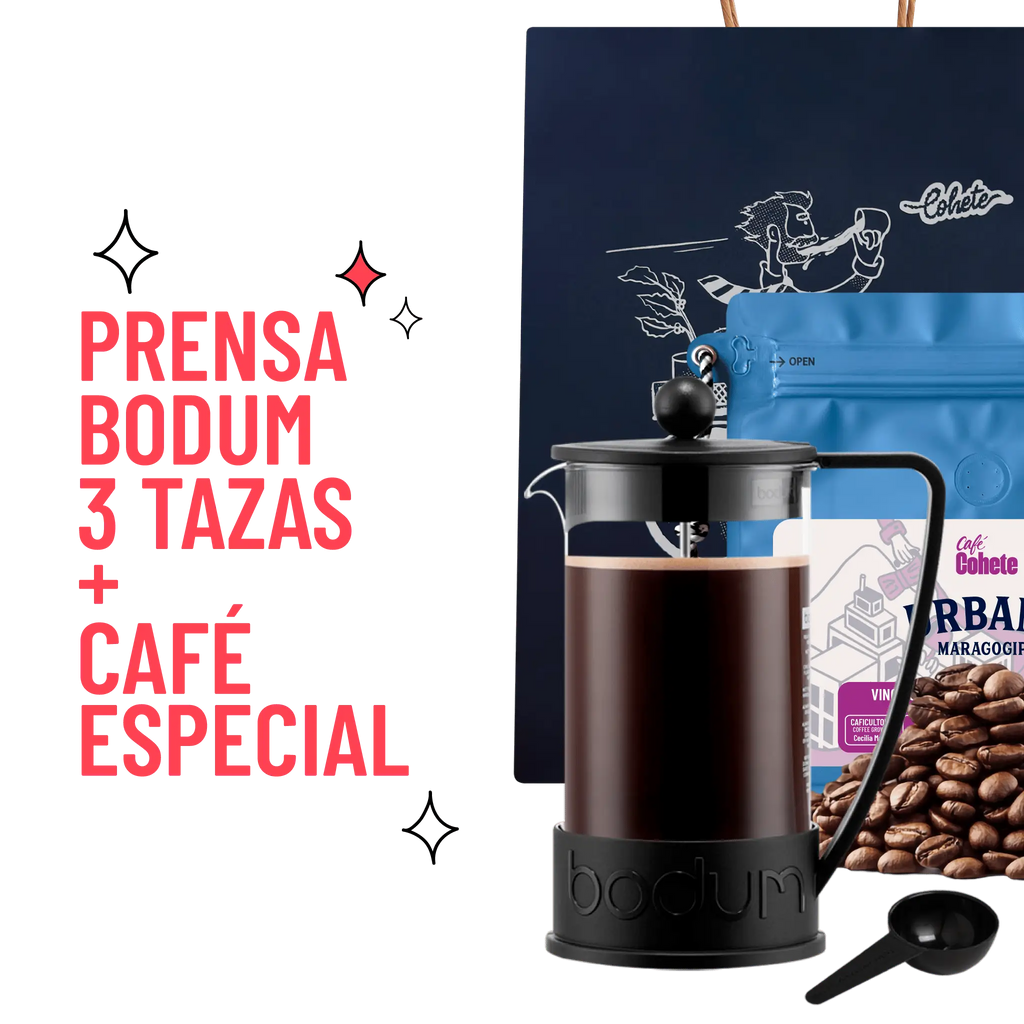 Kit Cafetero Prensa Bodum Brazil