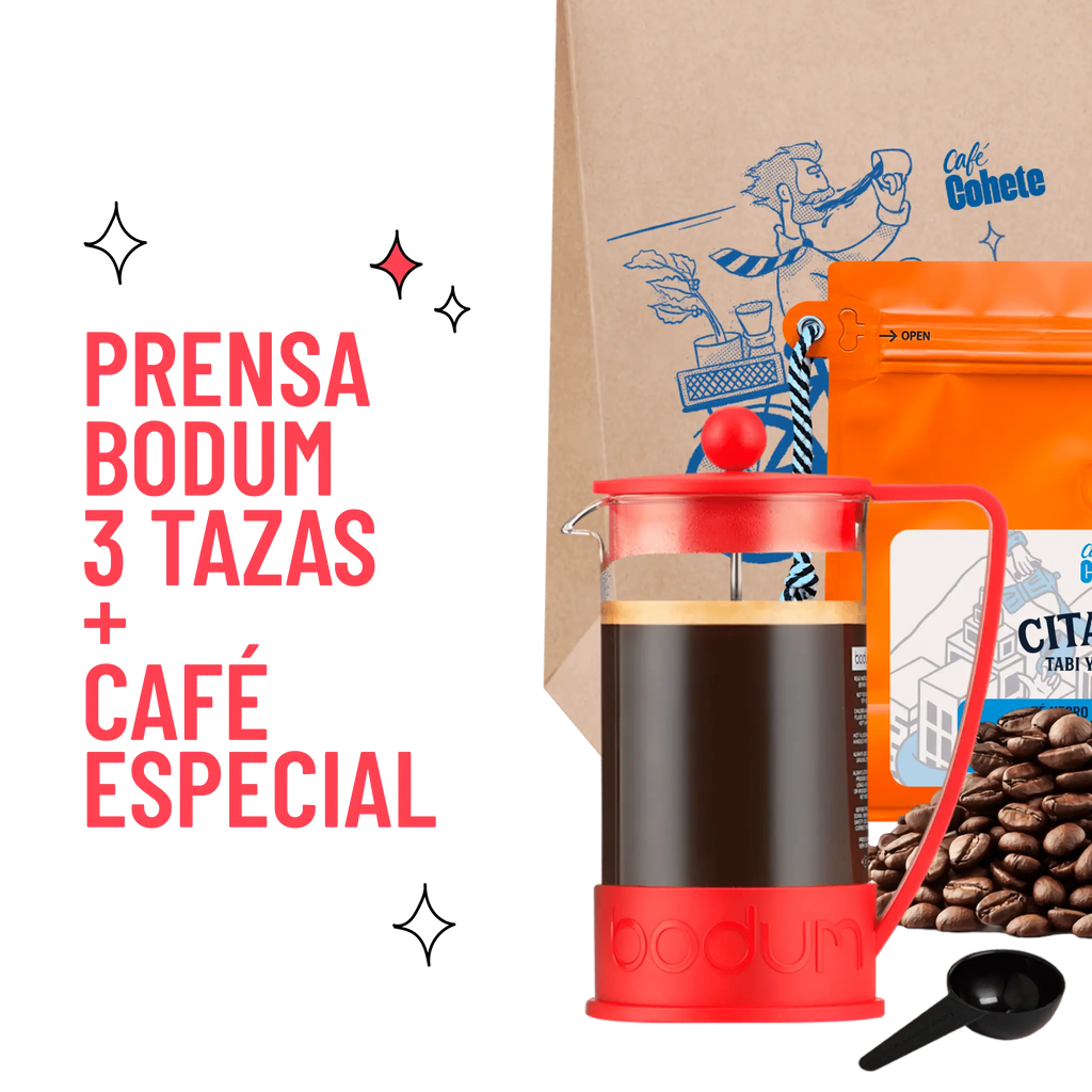 Kit Cafetero Prensa Bodum Brazil