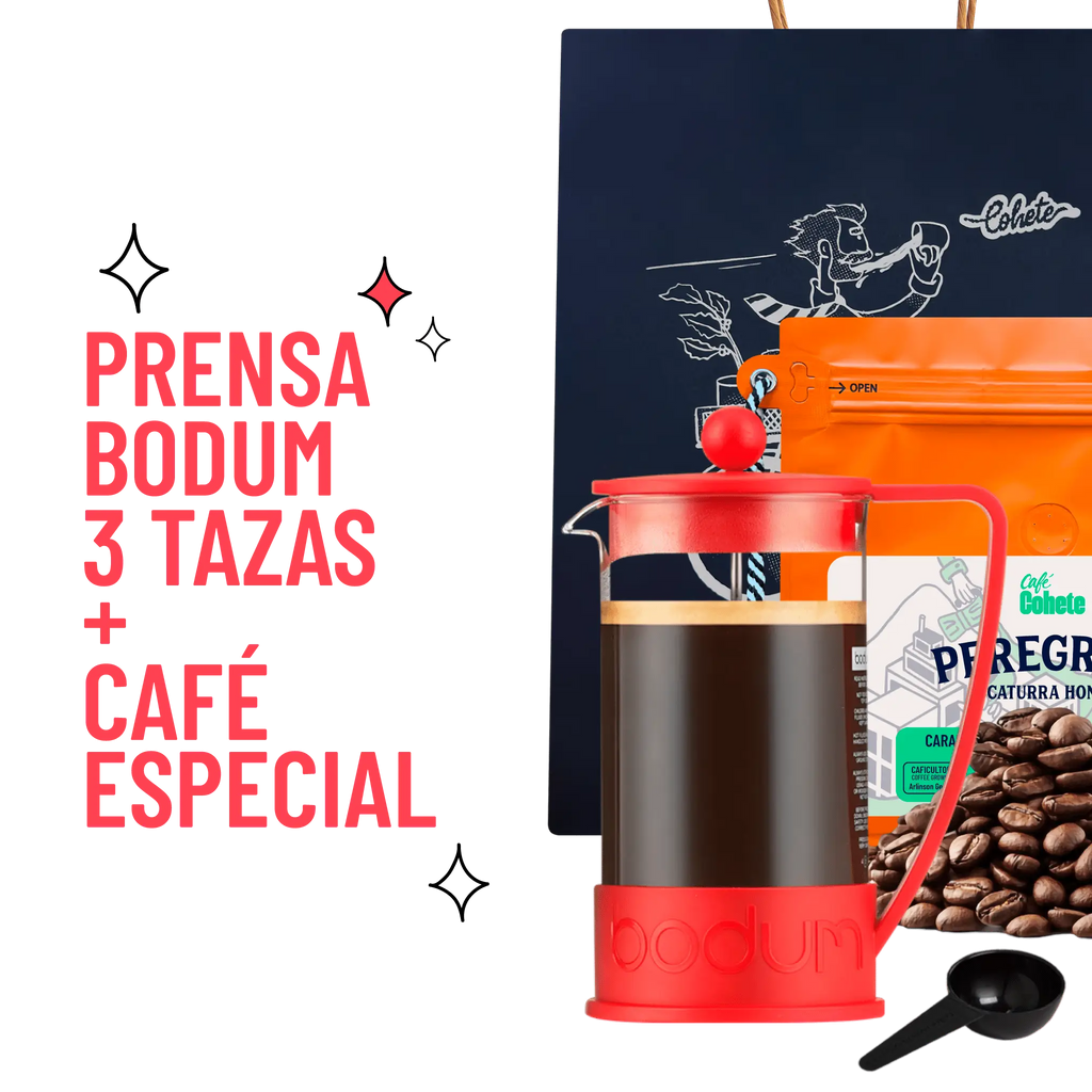 Kit Cafetero Prensa Bodum Brazil