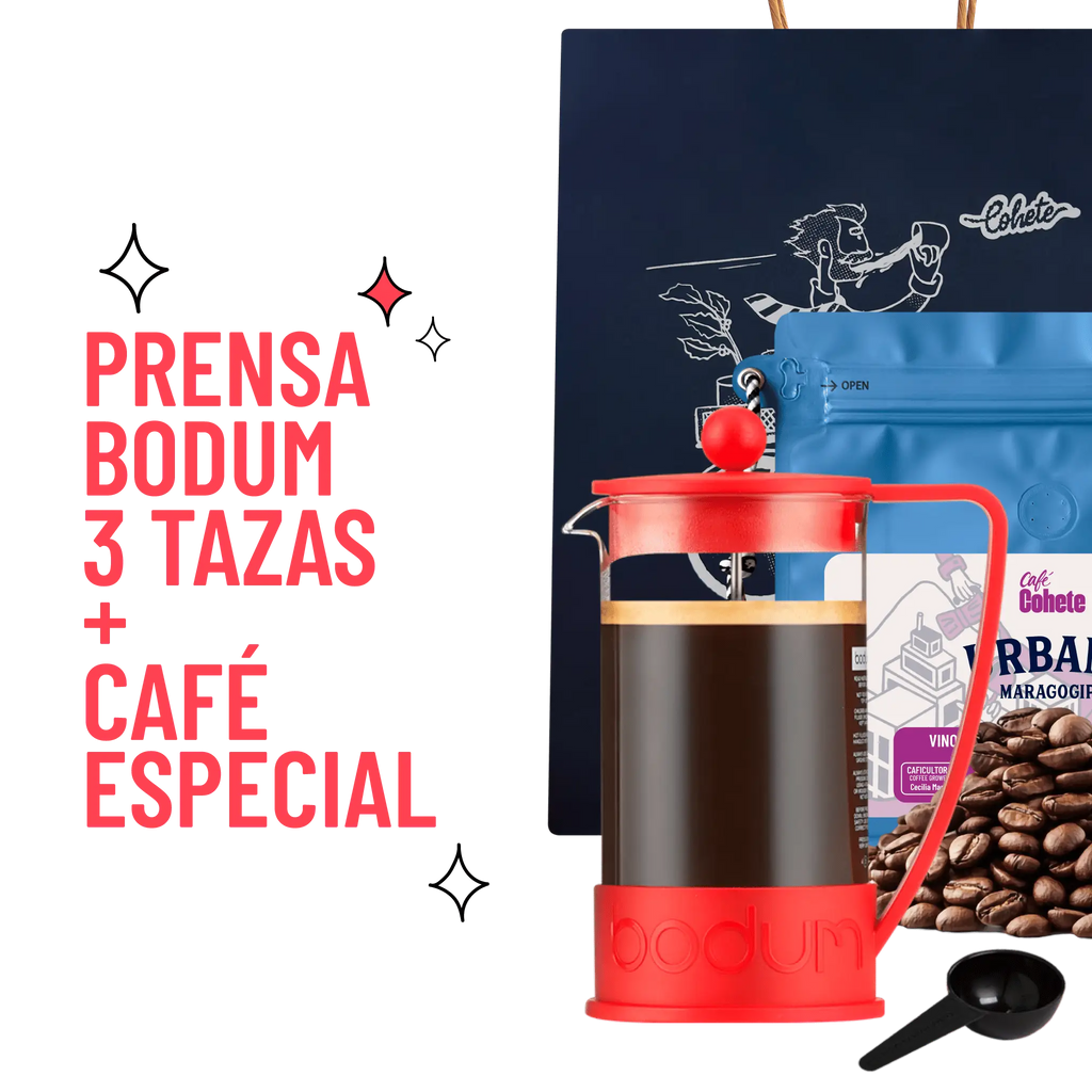 Kit Cafetero Prensa Bodum Brazil