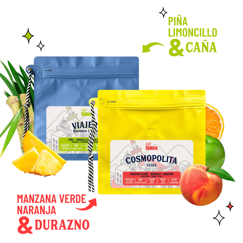 Kit Cafetero Con Dos Cafés (Cosmopolita y Viajero) (PREVENTA)