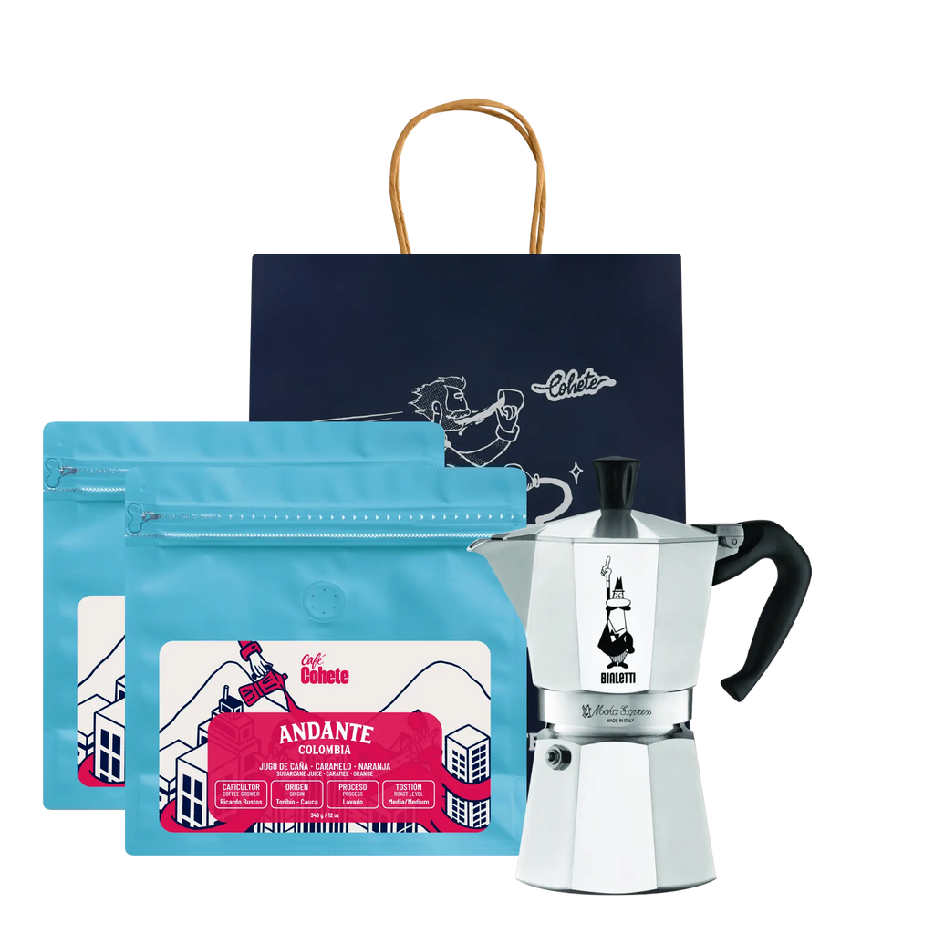Kit Cafetero Moka Bialetti Express