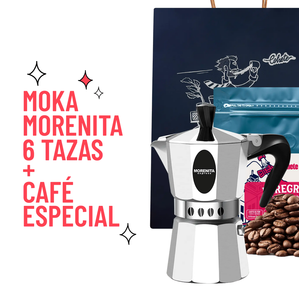 Kit Cafetero Moka Italiana Morenita Express By Bialetti