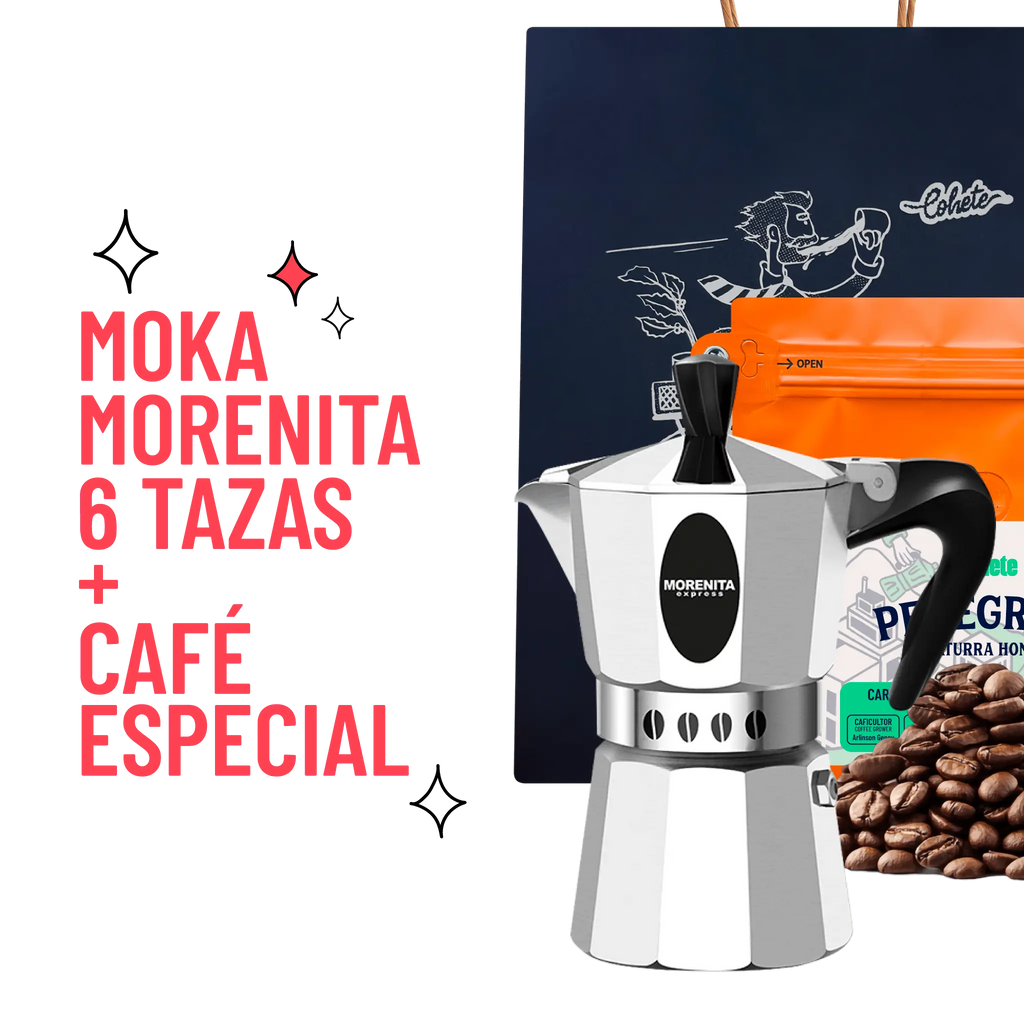 Kit Cafetero Moka Italiana Morenita Express By Bialetti
