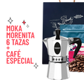 Kit Cafetero Moka Italiana Morenita Express By Bialetti