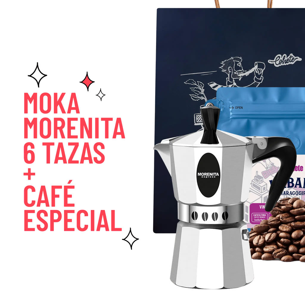 Kit Cafetero Moka Italiana Morenita Express By Bialetti