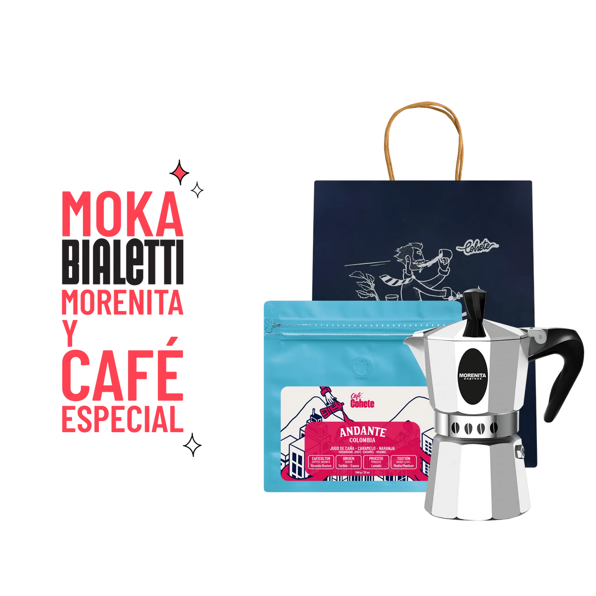 Kit Cafetero Moka Morenita