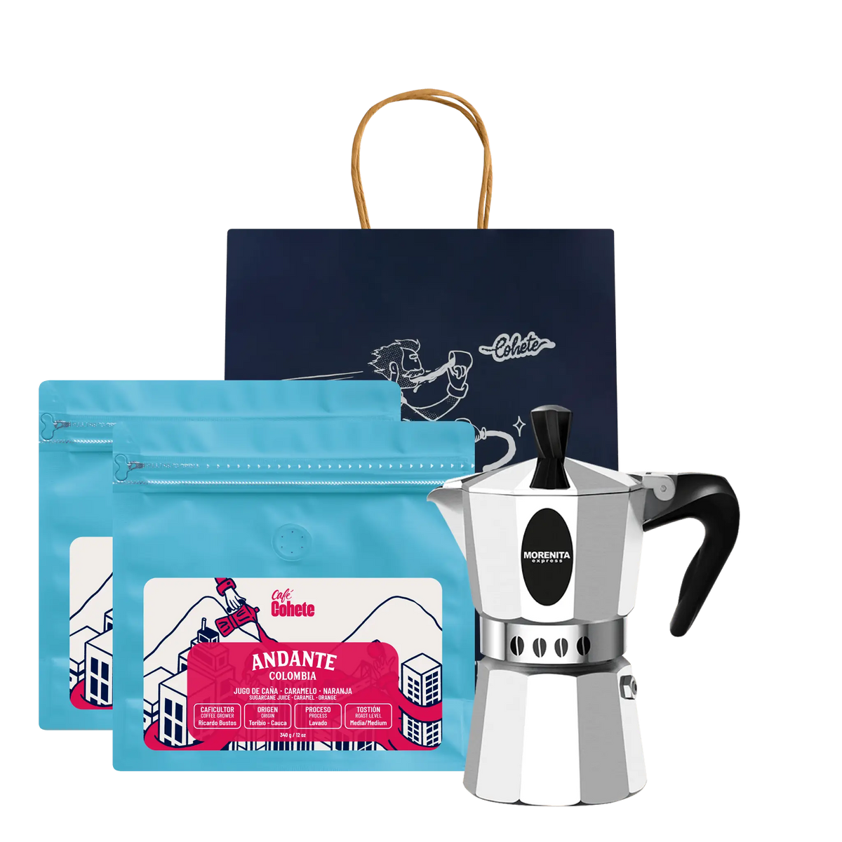 Kit Cafetero Moka Bialetti Morenita