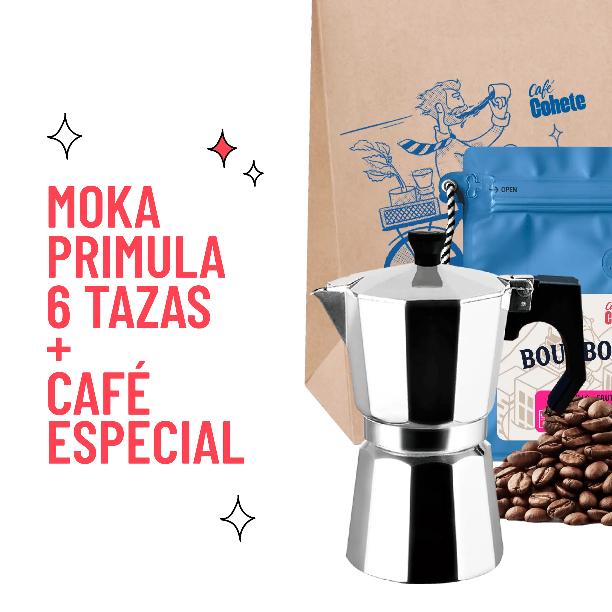 Kit Cafetero Moka Italiana Primula Express