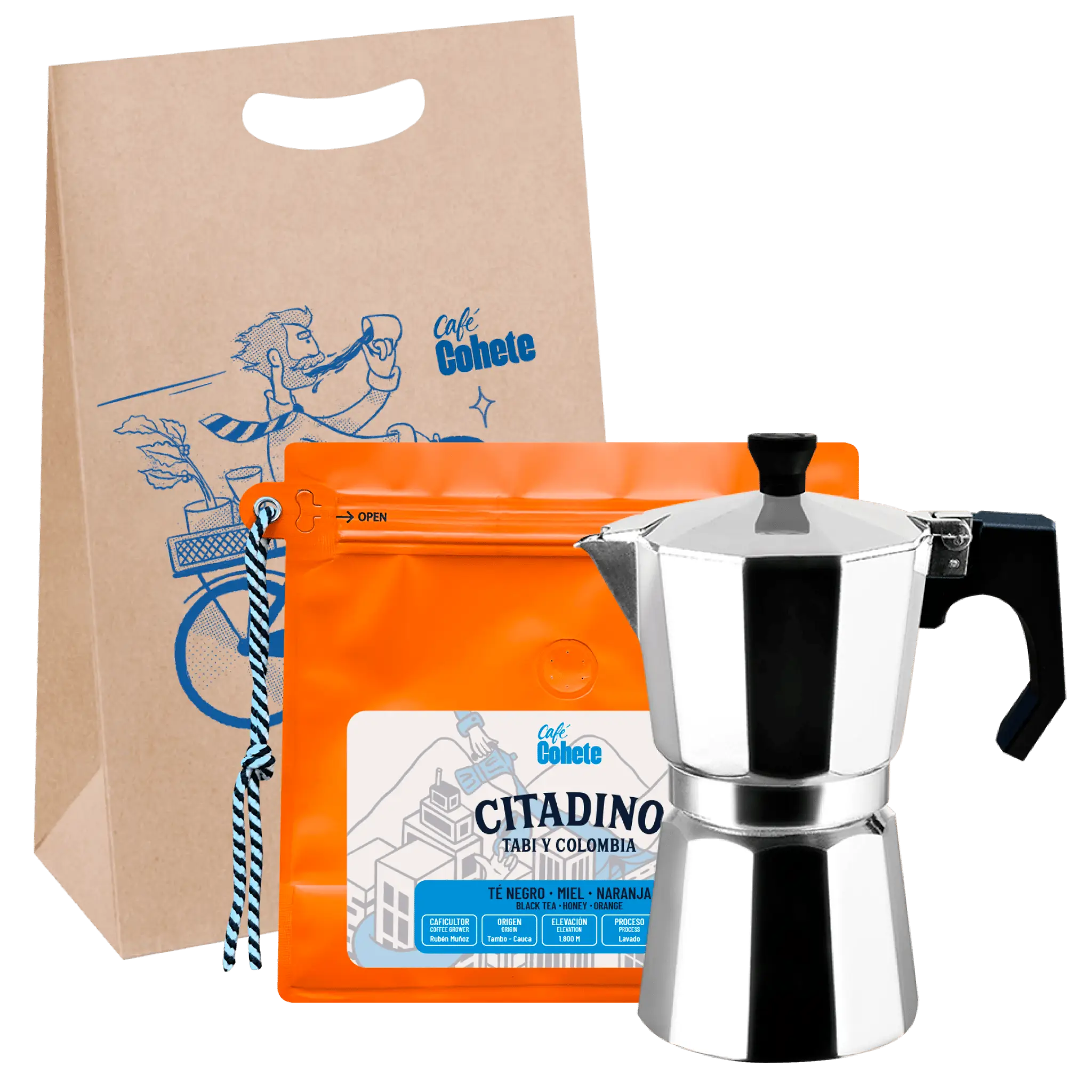 Kit Cafetero Moka Italiana Primula Express