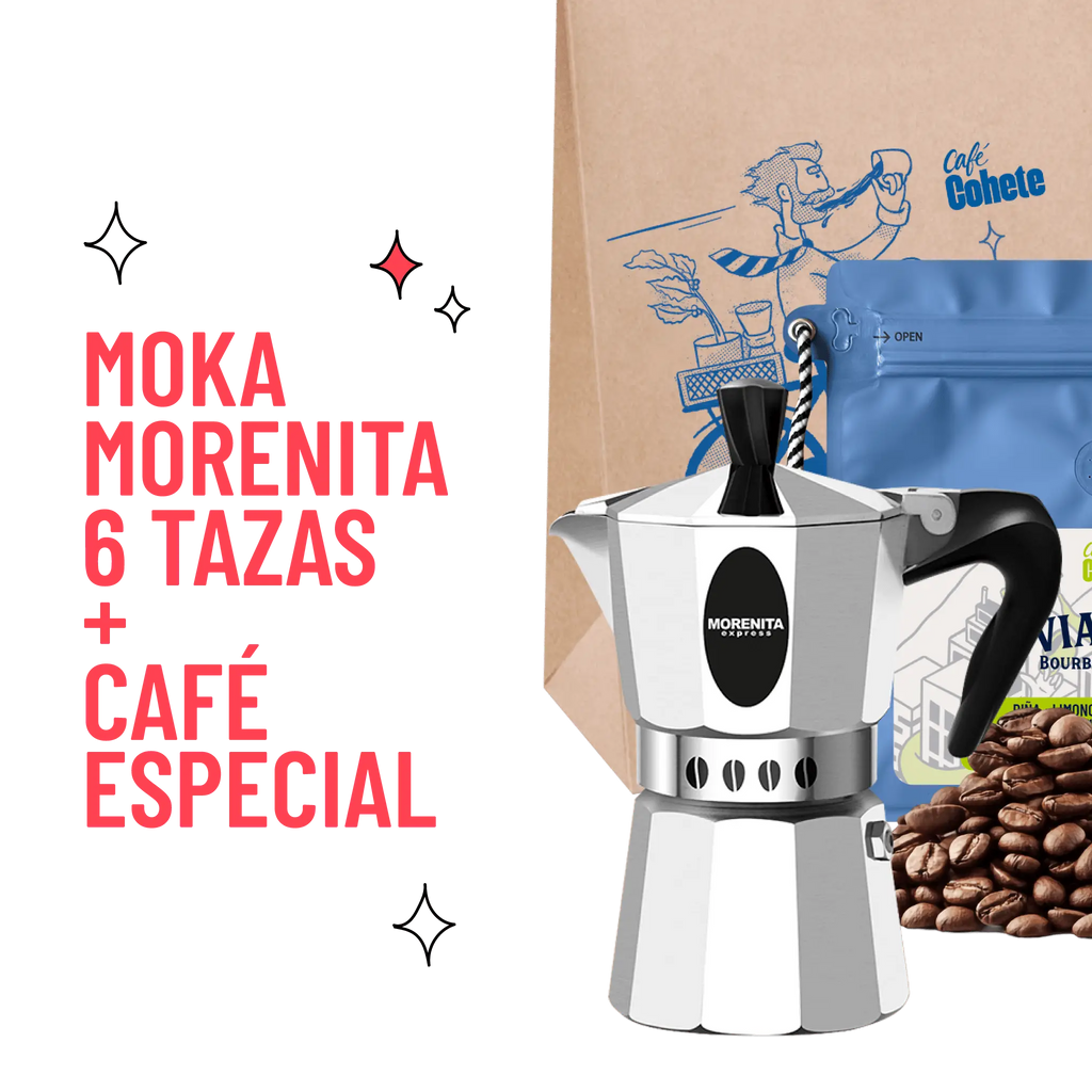 Kit Cafetero Moka Italiana Morenita Express By Bialetti