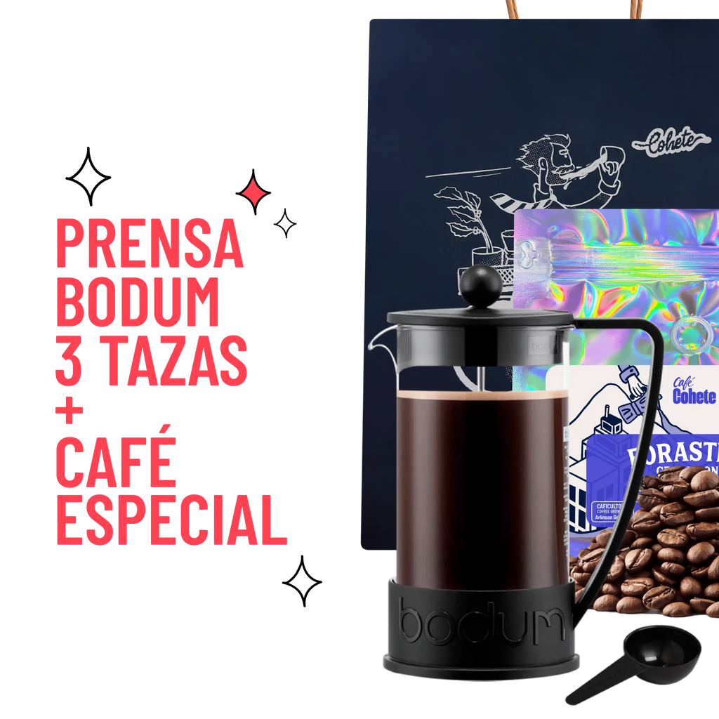 Kit Cafetero Prensa Bodum Brazil